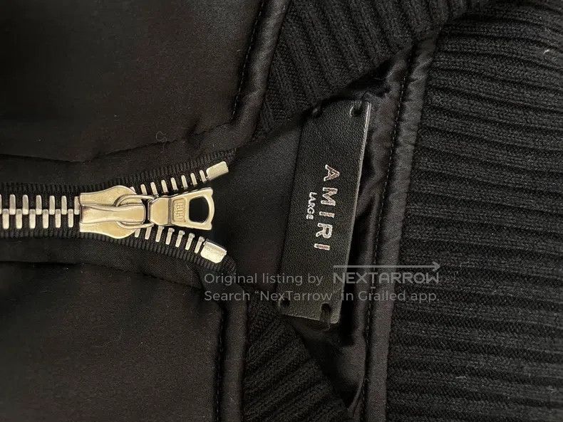 Amiri Amiri Size L Silk cotton-padded jacket bomber Size US L / EU 52-54 / 3 - 3 Thumbnail