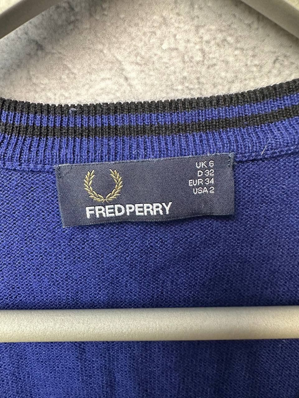 Fred Perry × Vintage Fred Perry Cardigan Button Down Wool Knit Sweater Size S / US 4 / IT 40 - 10 Thumbnail