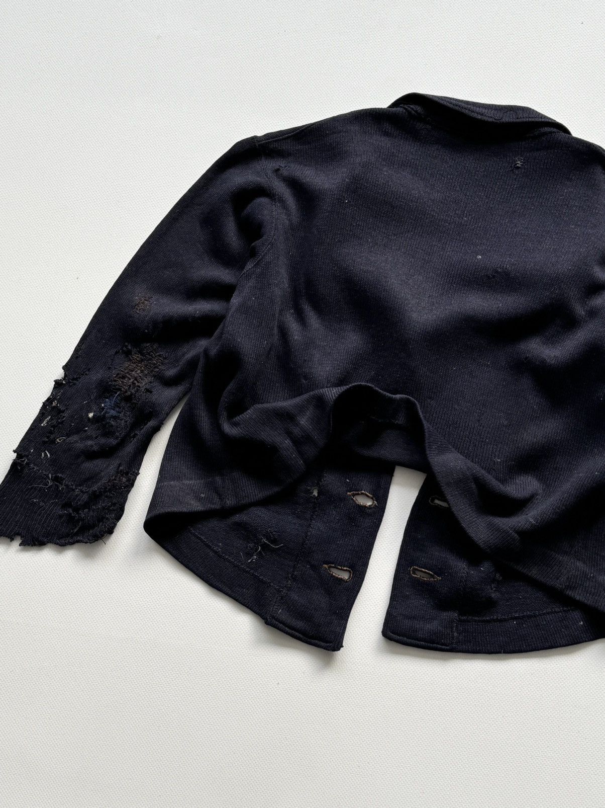 Vintage 1930s German Thrashed Double Breasted Wool Cardigan Size S / US 4 / IT 40 - 5 Thumbnail