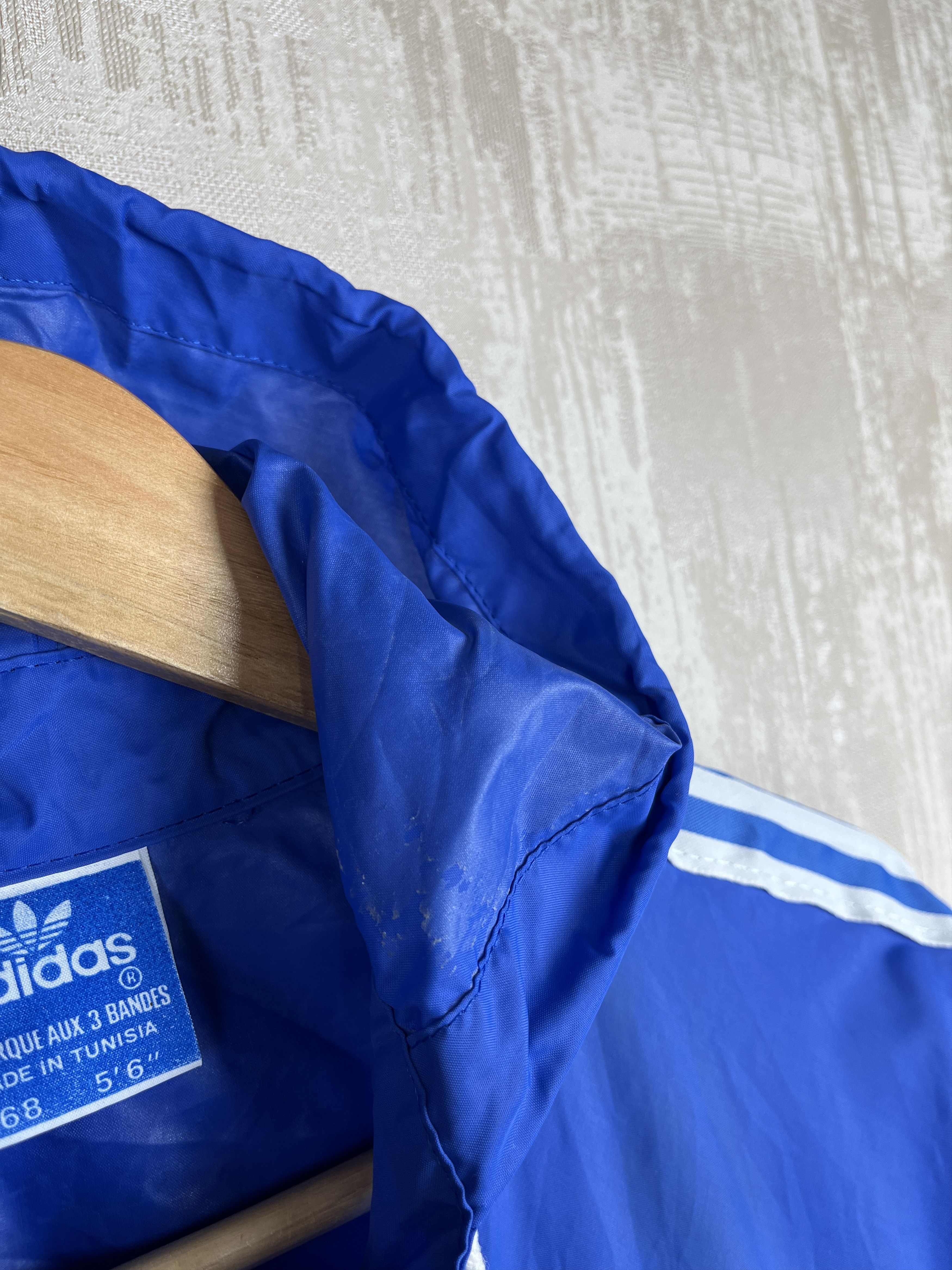 Adidas 70's 80's Adidas Vintage Nylon Windbreaker Hooded Jacket Size US S / EU 44-46 / 1 - 6 Thumbnail