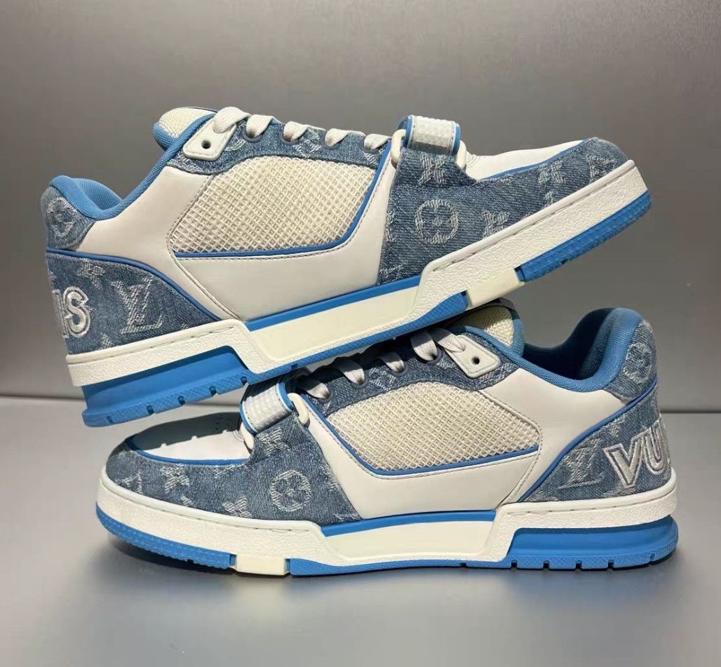Louis Vuitton Louis Vuitton Trainer Low Top Sneakers for Men -2508 Size US 8.5 / EU 41-42 - 4 Thumbnail