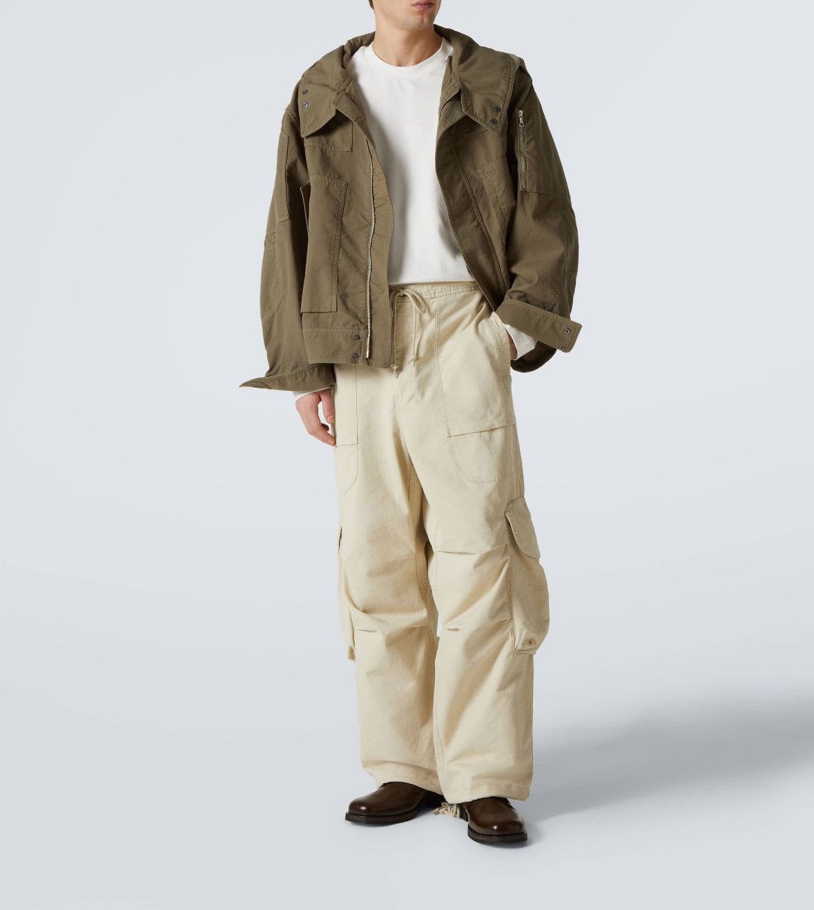 Dries Van Noten NWT SS25 Varsen Jacket in Dust size XL Size US XL / EU 56 / 4 - 16 Thumbnail