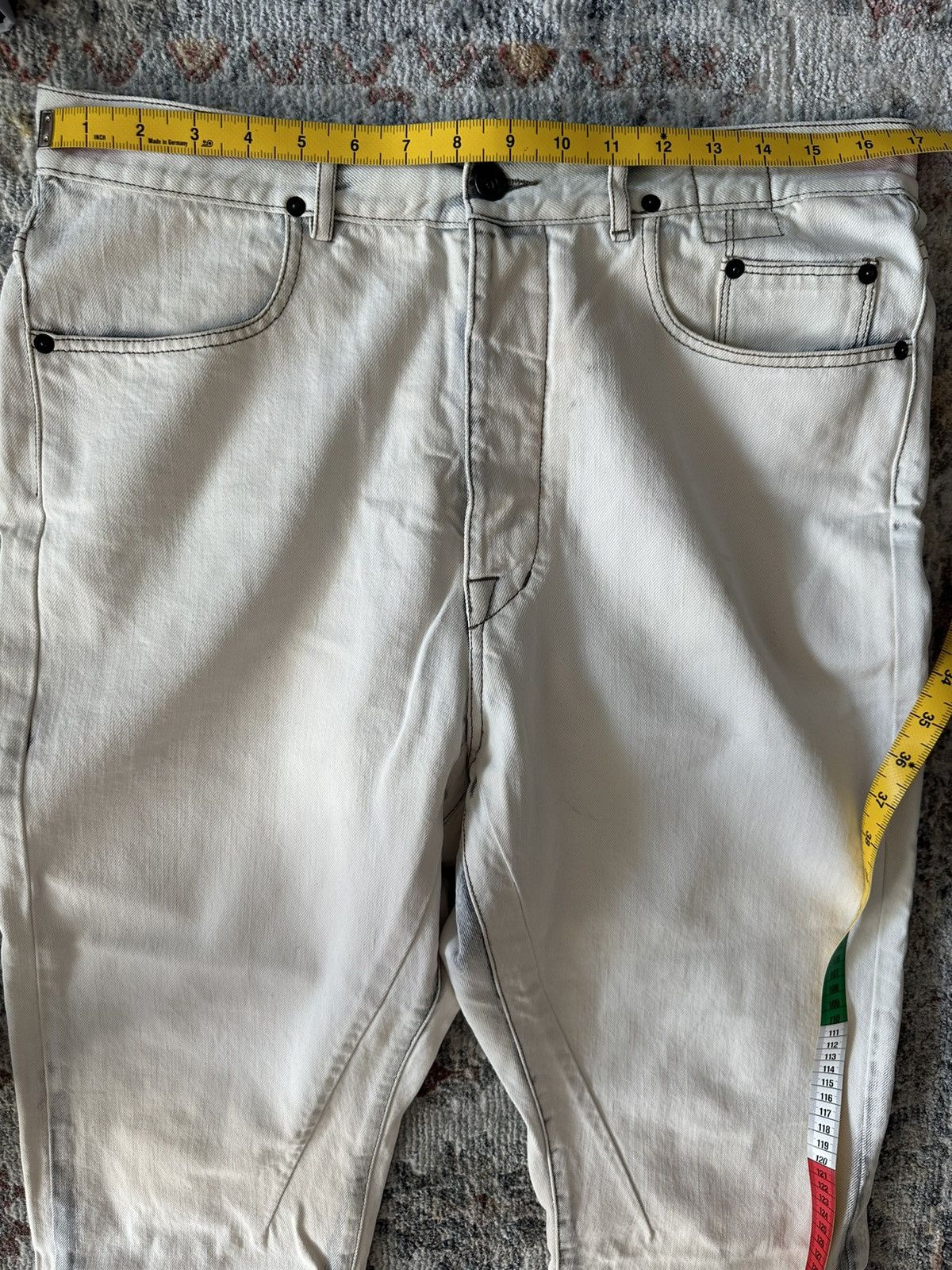 Rick Owens Drkshdw Rick Owens DRKSHDW straight leg cropped jeans Size US 34 / EU 50 - 9 Thumbnail