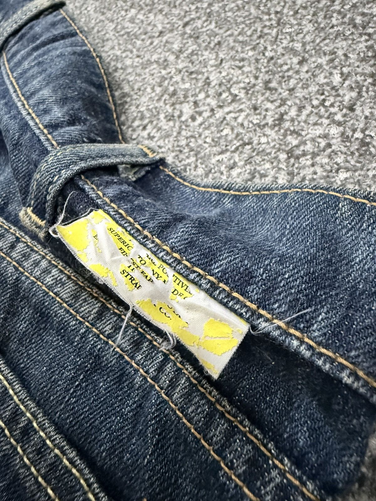 Levi's Vintage Denim Levis 606 Tappered Heavy Faded Distressed Wash Size US 32 / EU 48 - 9 Thumbnail