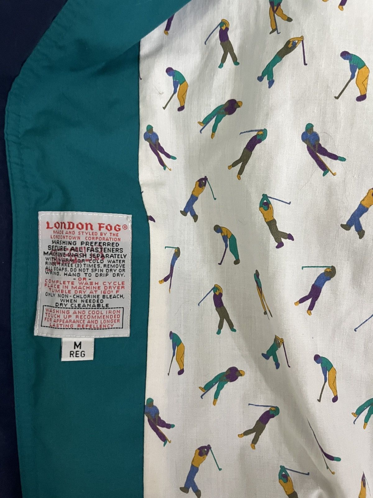 London Fog × Vintage Vintage 90’s Retro London Fog Golf Detailed Zip Up Size US M / EU 48-50 / 2 - 7 Thumbnail