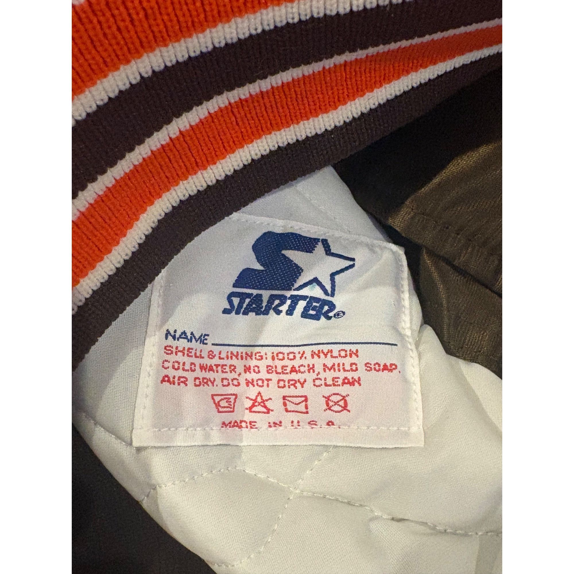 Starter Vintage 80s Starter Cleveland Browns Authentic NFL Pro Line Size US XL / EU 56 / 4 - 7 Thumbnail