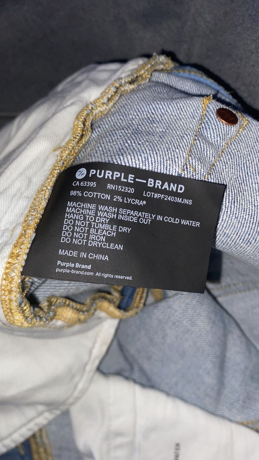 Purple Brand Purple Jeans Size US 29 - 10 Thumbnail