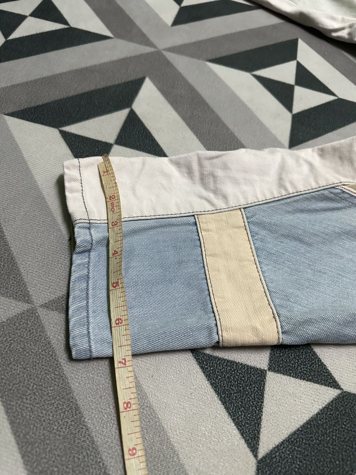 Ne-Net Ne-net Issey Miyake patchwork denim harem pants Size US 28 / EU 44 - 18 Thumbnail