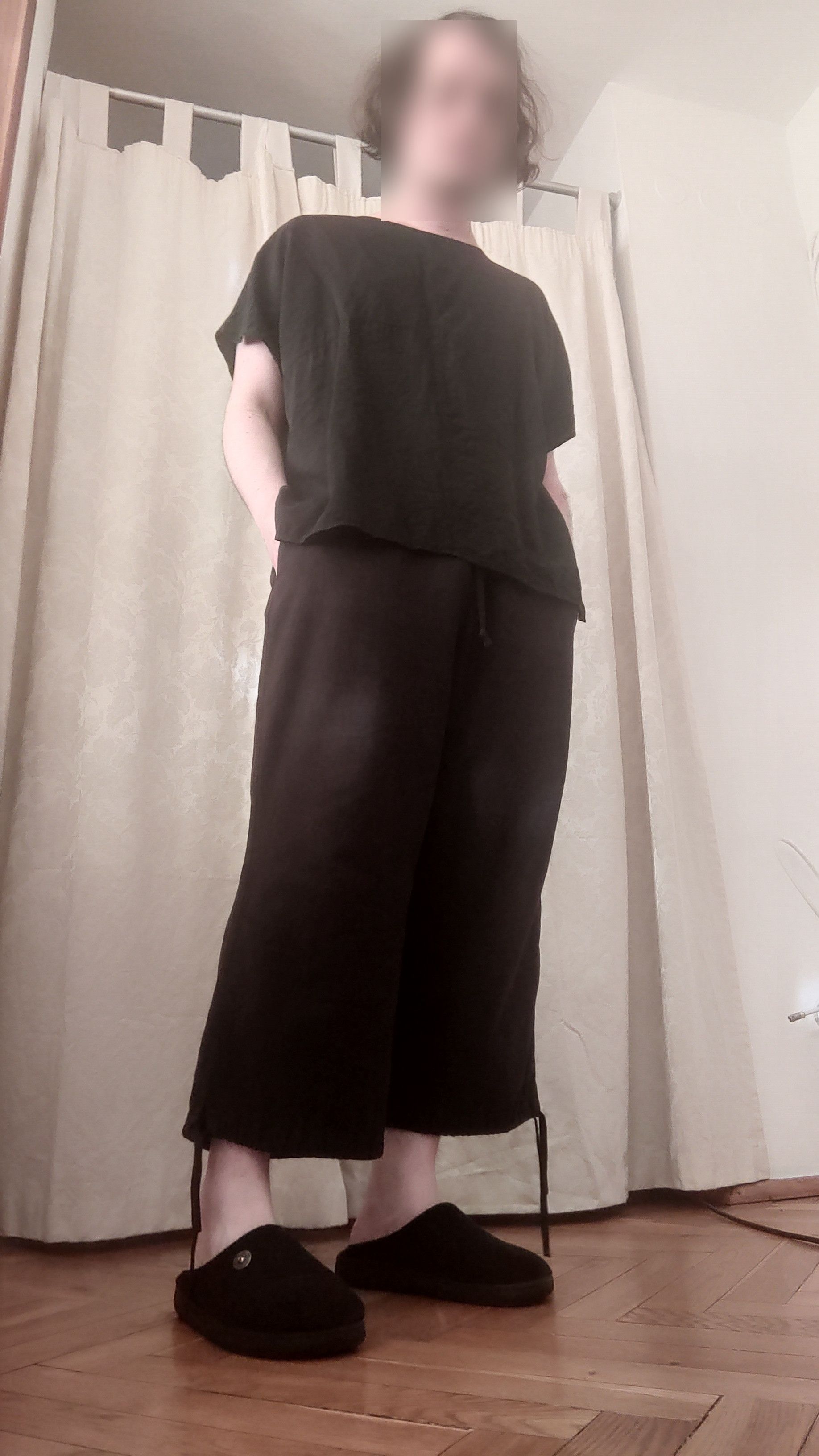 Vintage Vintage Boxy Goth Shirt Noir Darkfashion Alt Minimalist Neo Size US XL / EU 56 / 4 - 8 Thumbnail