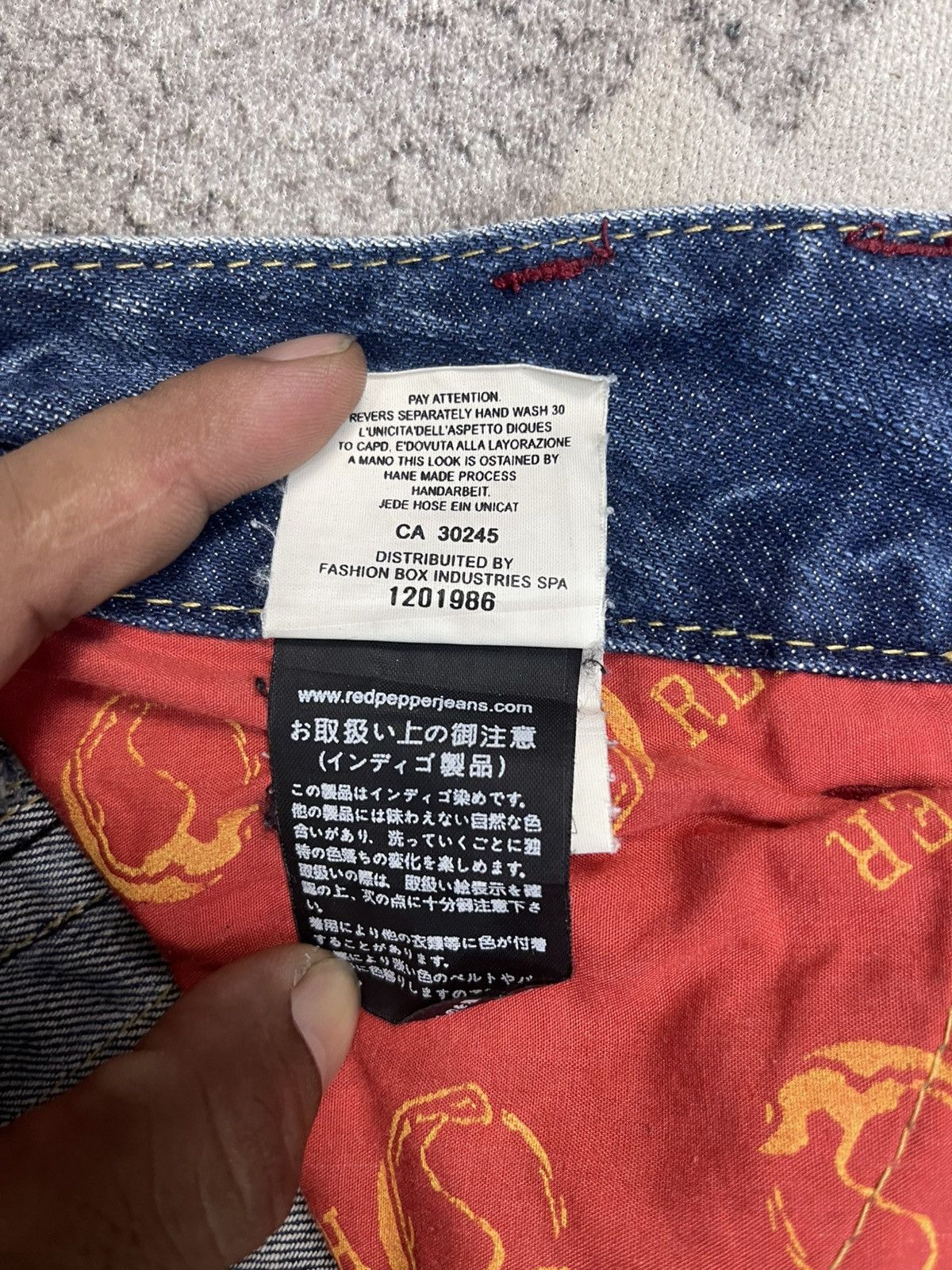 Japanese Brand Red Pepper Jeans Flare Streetwear Size 25" / US 0 / IT 36 - 10 Thumbnail