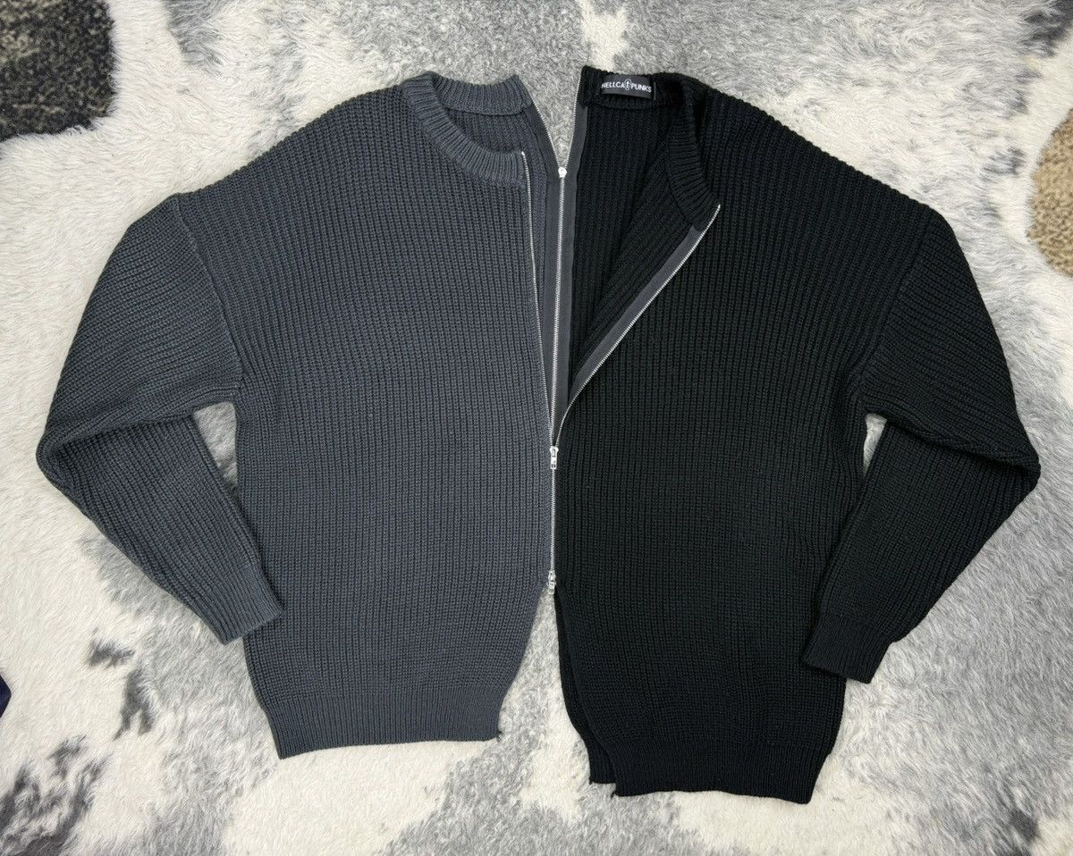 Seditionaries HELLCAT PUNKS Split Zipper Knitwear Rare Design Size US L / EU 52-54 / 3 - 3 Thumbnail