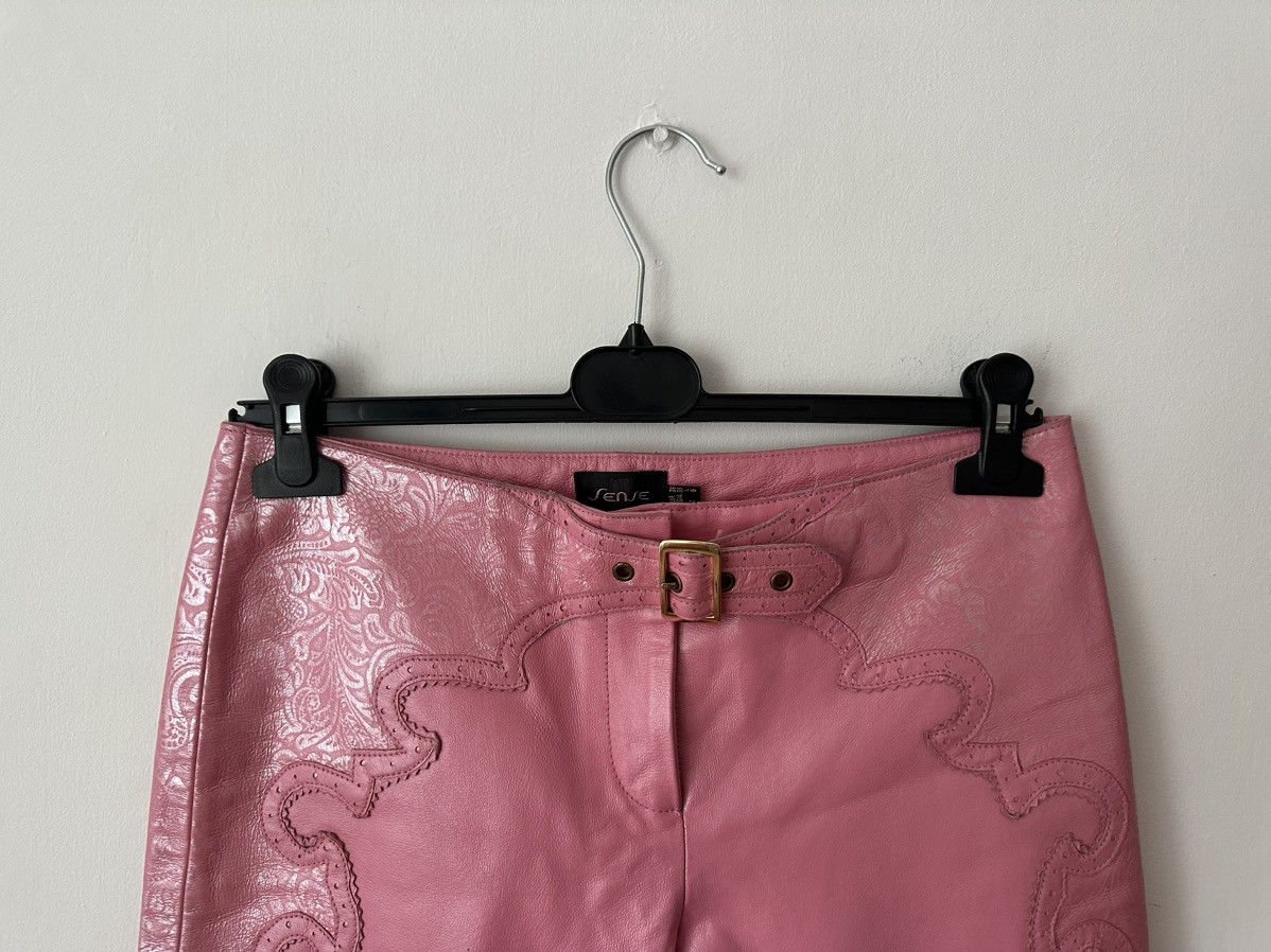 Vintage Leather Capri Pants pink size S Size 27" / US 4 / IT 40 - 8 Thumbnail