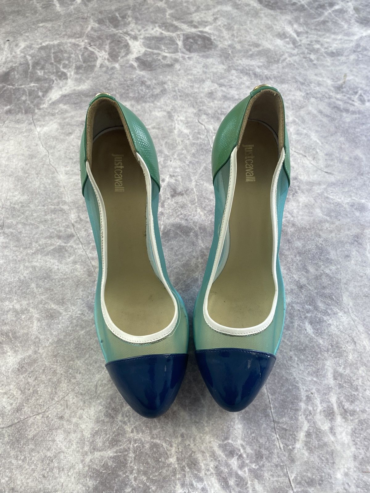 Just Cavalli Just Cavalli Transparent Heels with Leather details Size 39 Size US 9 / IT 39 - 4 Thumbnail