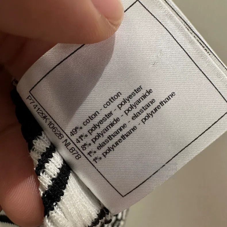 Chanel Chanel 23C striped backless slogan letter short sleeves Size S / US 4 / IT 40 - 8 Thumbnail
