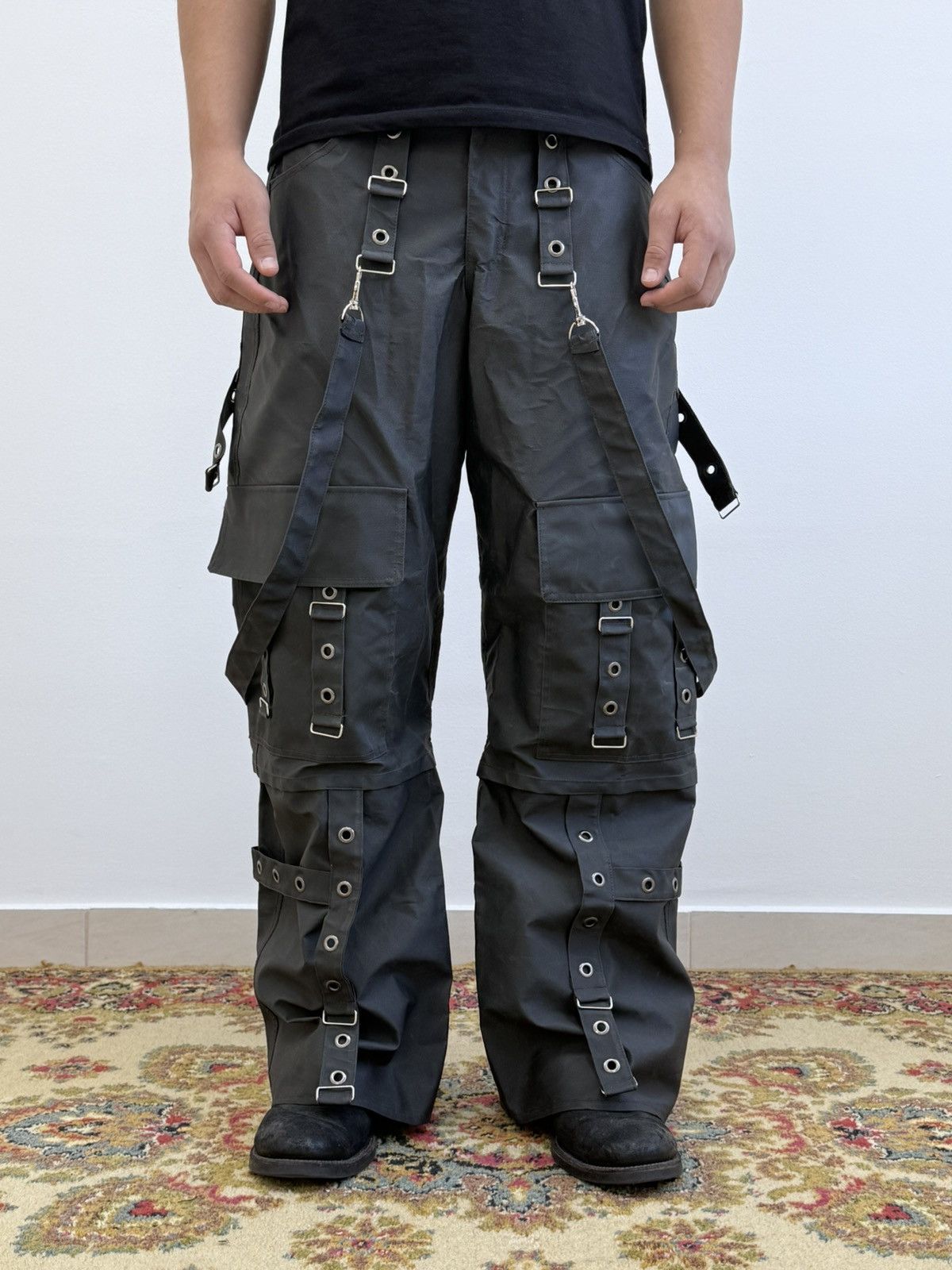 Tripp NYC Avant Garde Trip NYC Style Baggy Bondage Cargo Pants Size US 34 / EU 50 - 1 Thumbnail