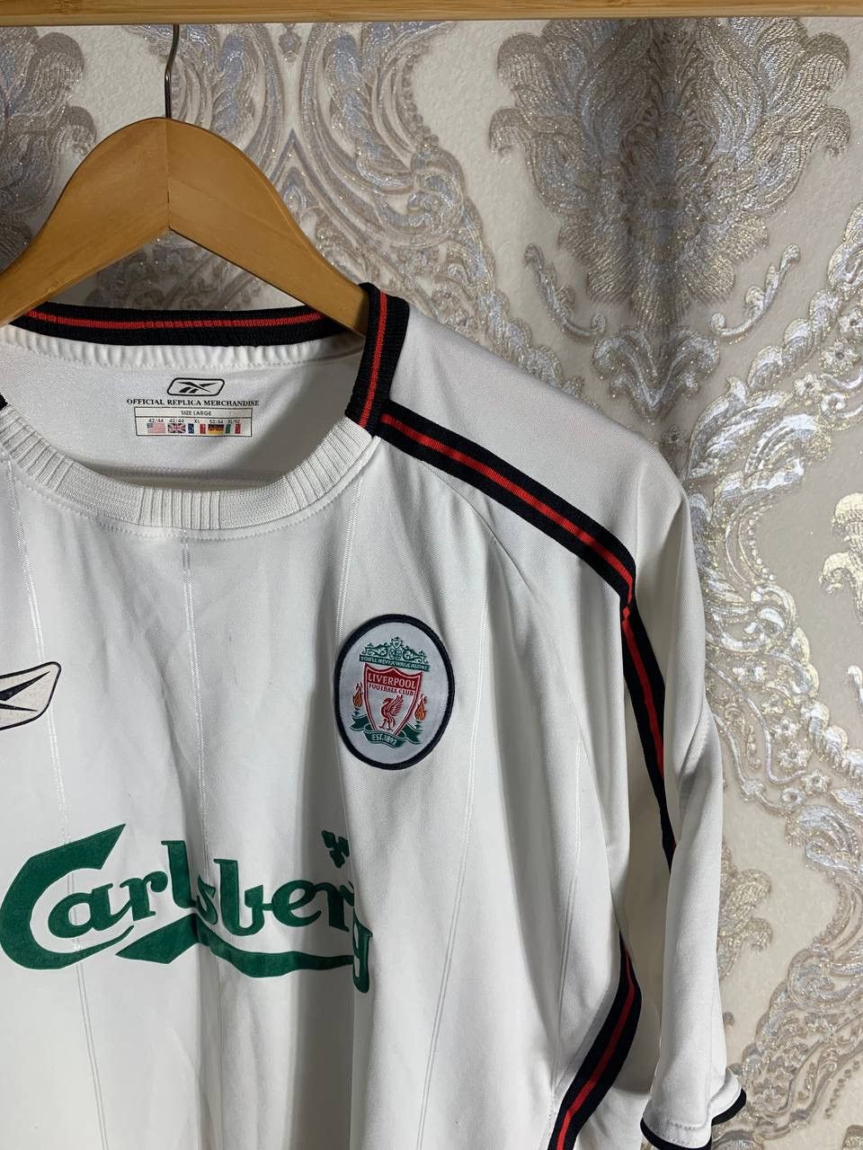 Reebok VINTAGE REEBOK FC LIVERPOOL ENGLAND SOCCER JERSEY RETRO 90s Size US L / EU 52-54 / 3 - 2 Thumbnail