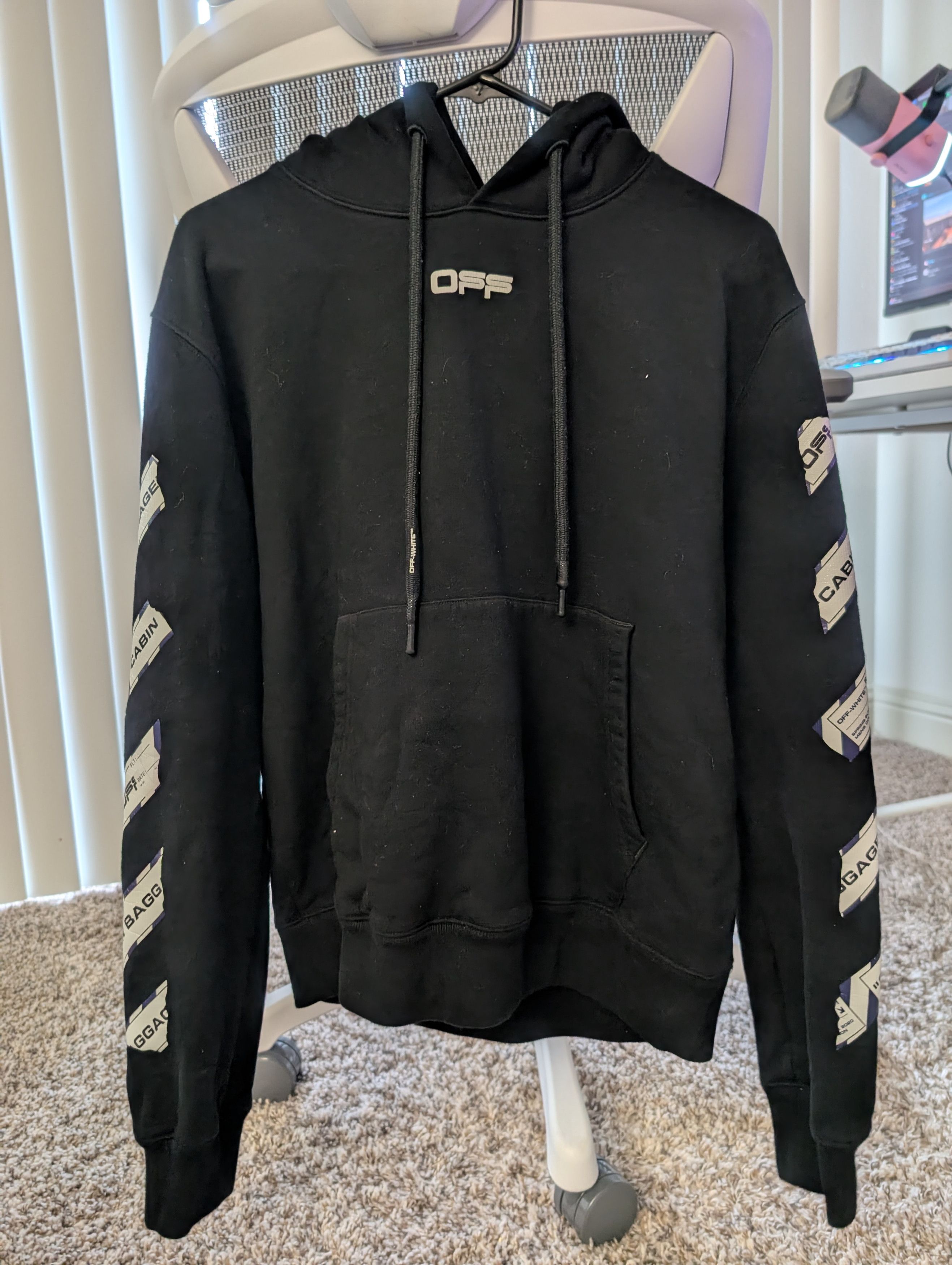 Off-White Off White “cabin baggage” Hoodie | Grailed