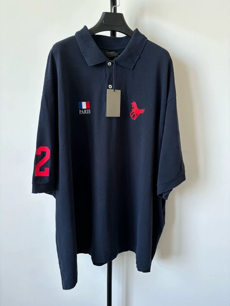 Balenciaga Balenciaga Warhorse polo short sleeve T-shirt Size US L / EU 52-54 / 3 - 1 Thumbnail