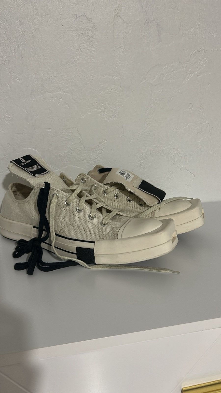 Converse × Rick Owens Drkshdw Converse TURBODRK Chuck Taylor All Star 70 Ox Size US 13 / EU 46 - 2 Thumbnail
