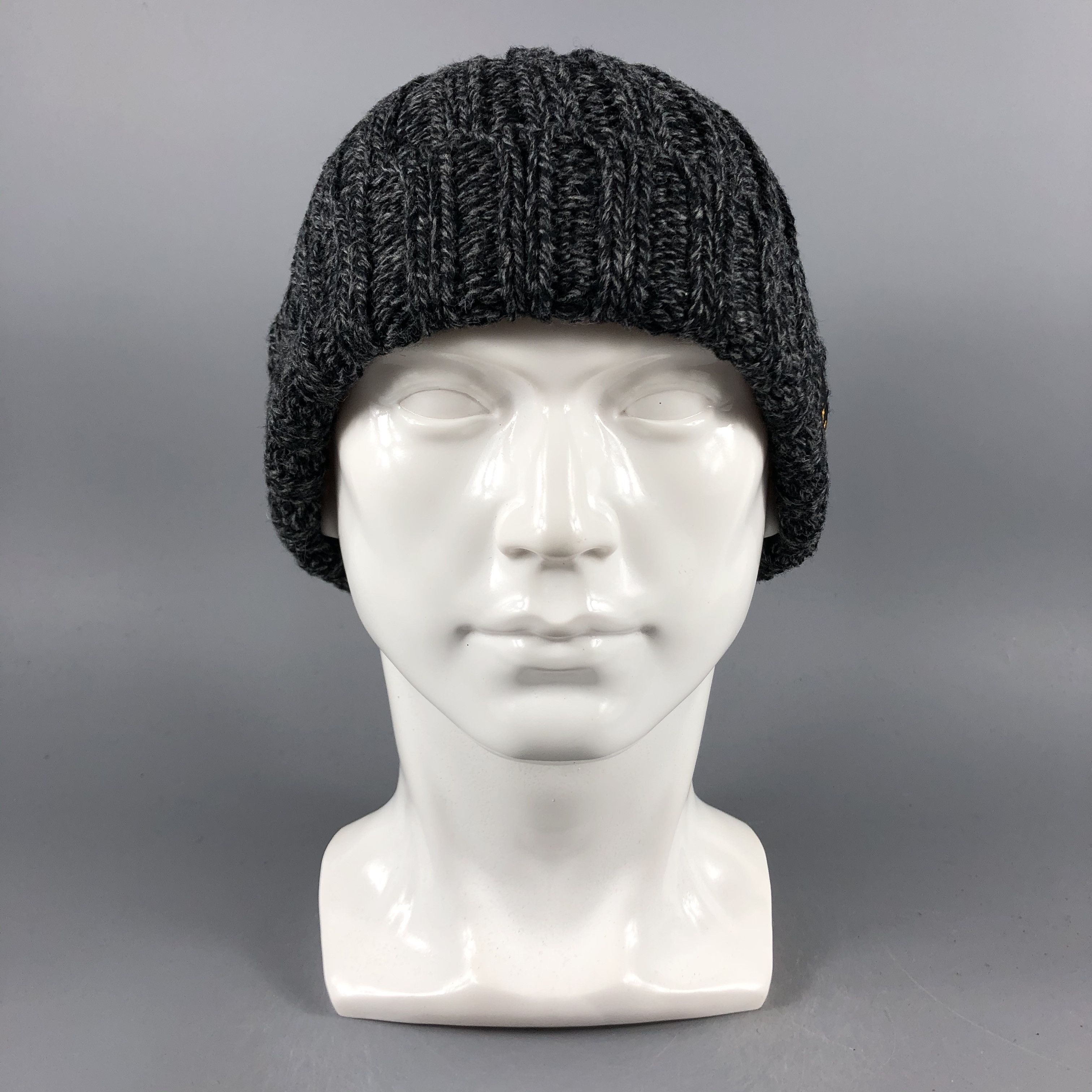 Trophy Clothing × Vintage Trophy Clothing Ribbed Beanie Snow Hat Snow Cap -D1195 Size ONE SIZE - 8 Thumbnail