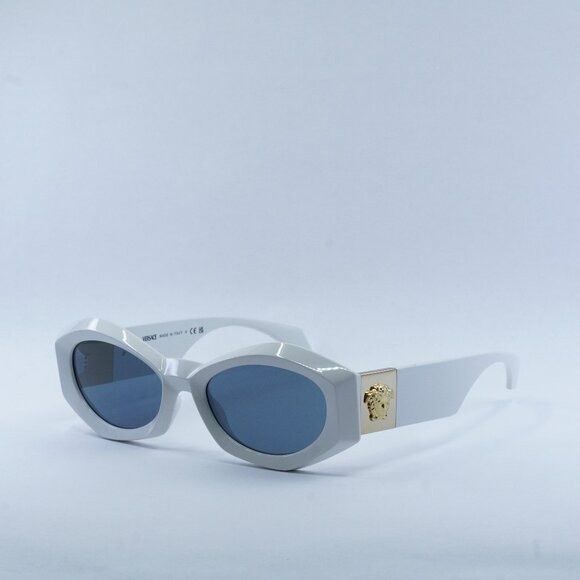Versace NEW VERSACE VE4466U 546280 WHITE/DARK BLUE SUNGLASSES Size ONE SIZE - 1 Thumbnail