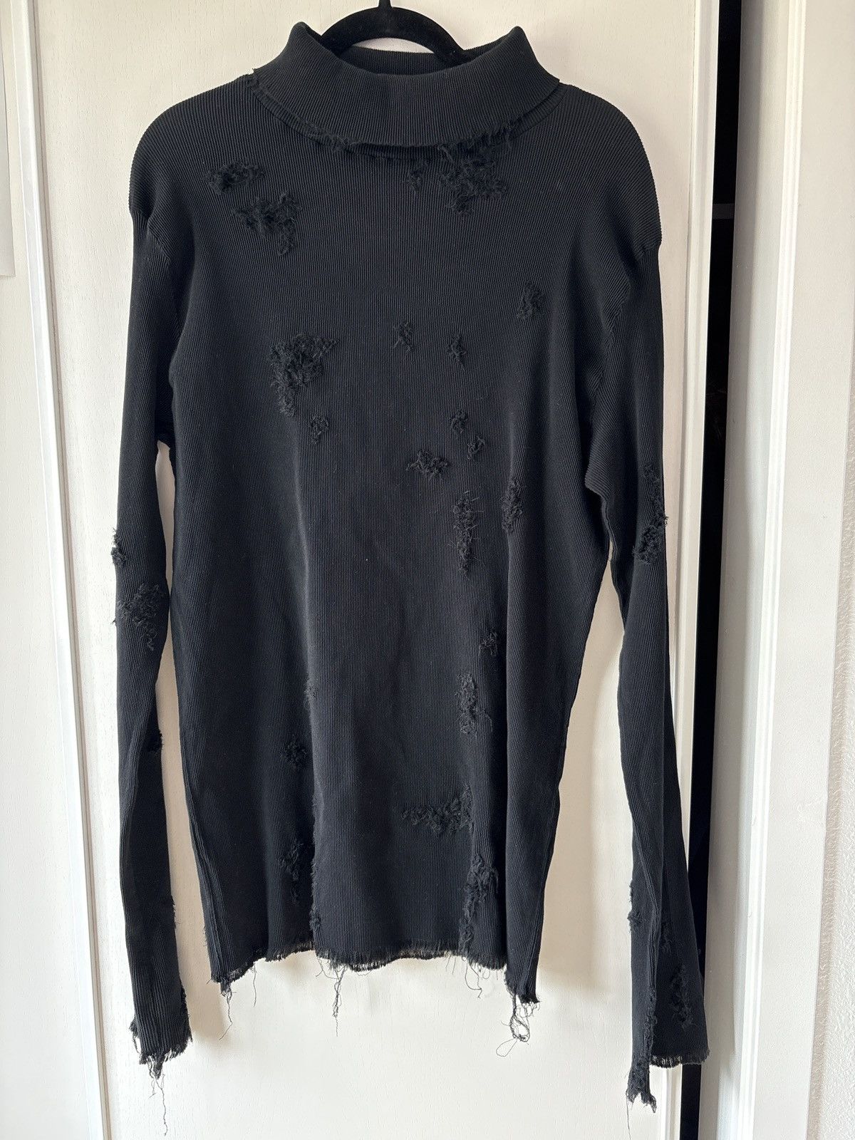 Doublet BF24 Doublet Animal Fur Cutoff Sweater (sz S) | Grailed
