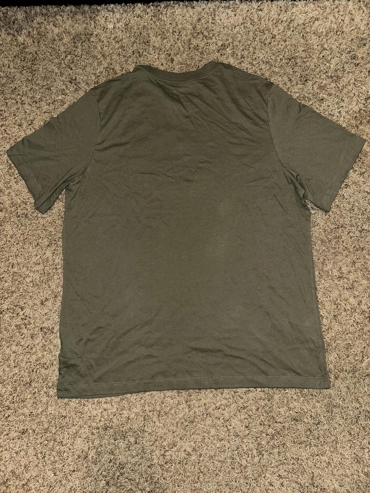 Nike Nike Men’s Club Essential Logo Olive Shirt Size US XXL / EU 58 / 5 - 3 Thumbnail