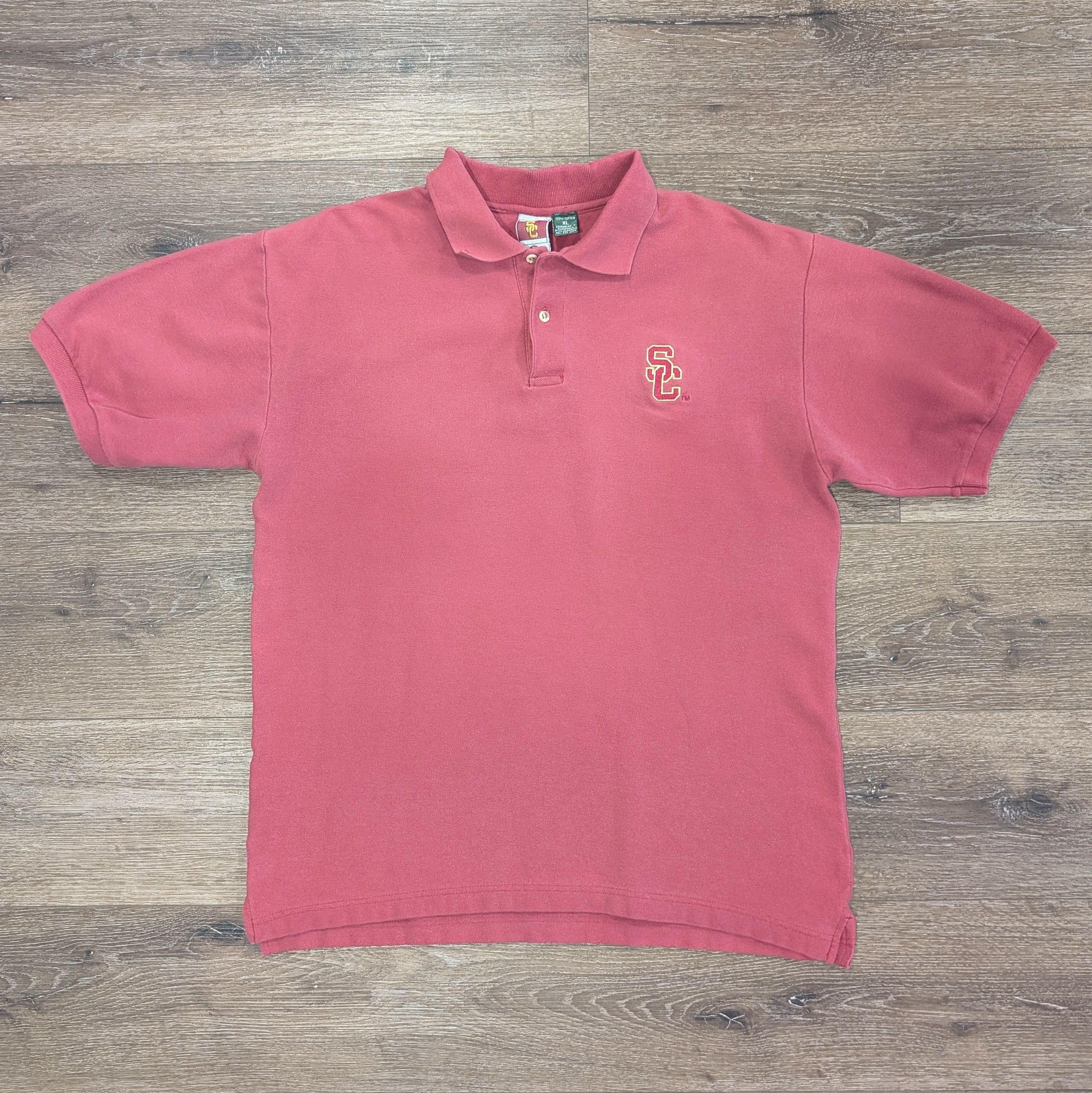Vintage Vintage USC Trojans polo shirt - SIZE XL Size US XL / EU 56 / 4 - 1 Thumbnail