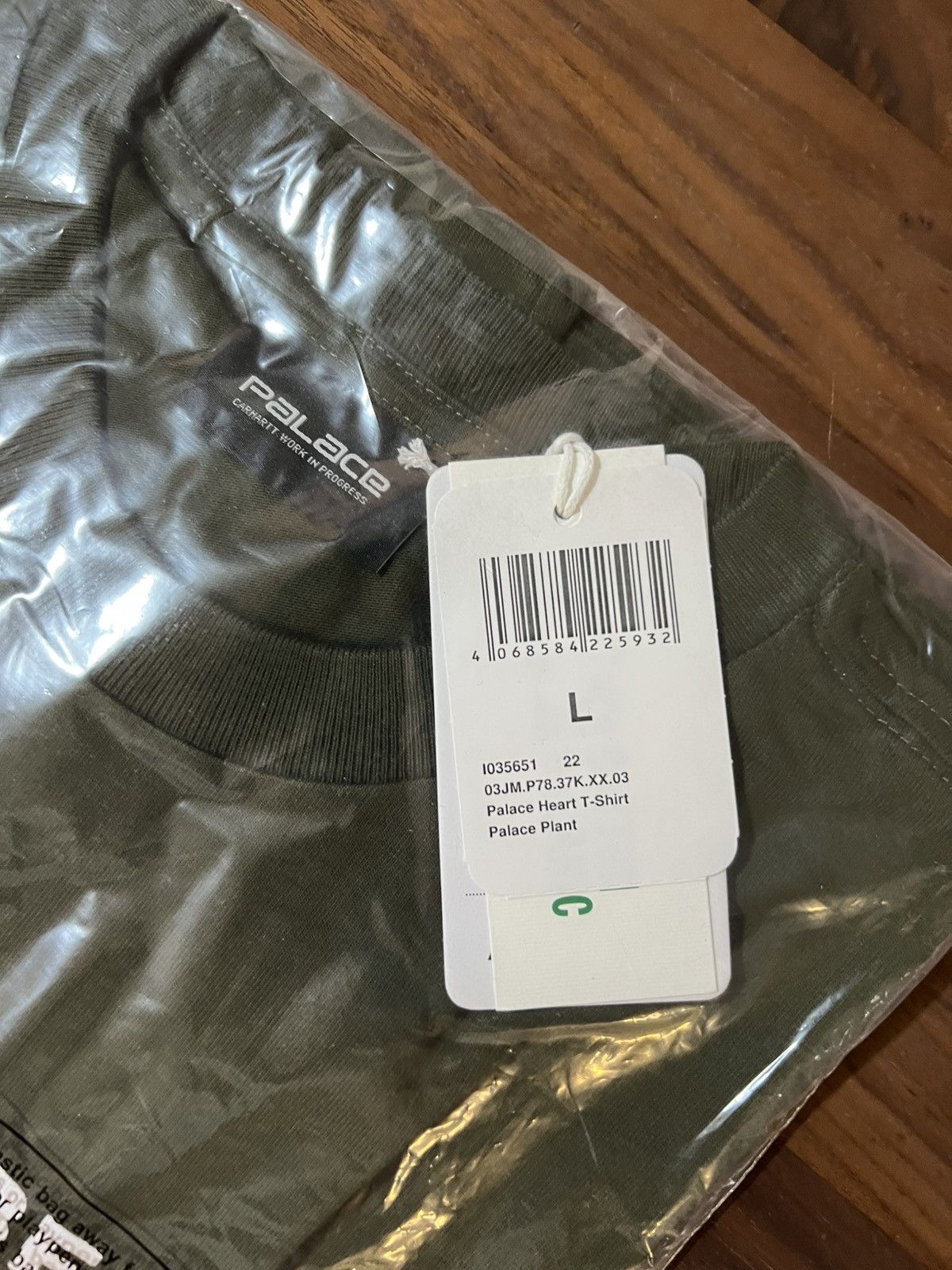 Carhartt Wip × Palace Palace x Carhartt WIP Heart Logo T-Shirt Green Tee Sz Large Size US L / EU 52-54 / 3 - 3 Thumbnail