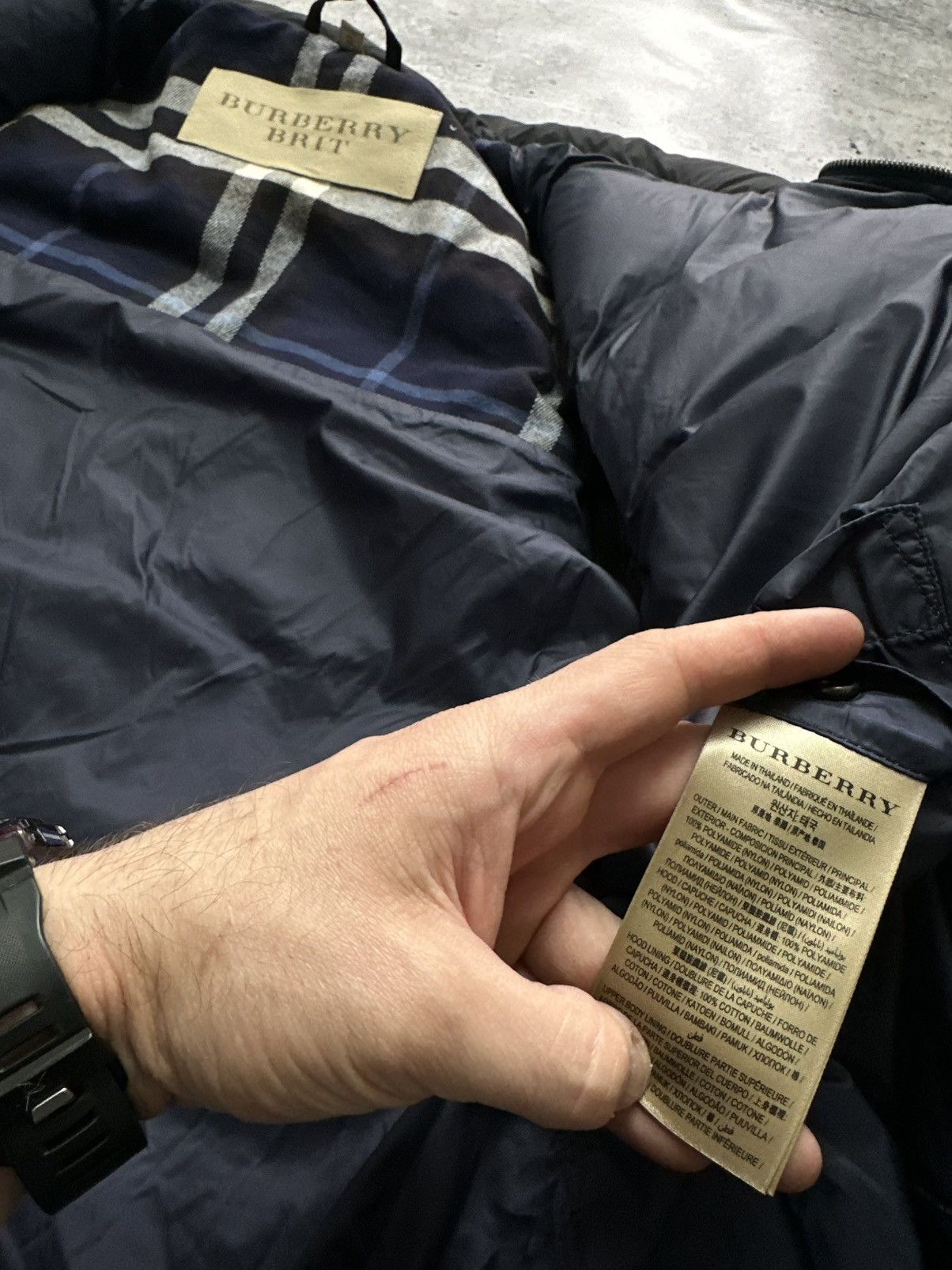 Burberry Burberry Brit Down Puffer Transformer Removable Jacket Size US XXL / EU 58 / 5 - 11 Thumbnail