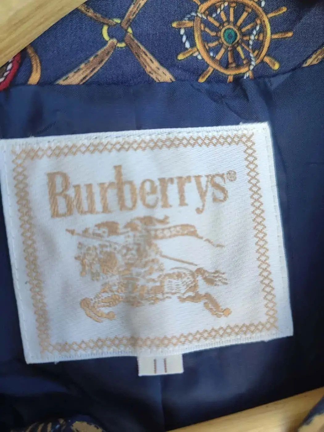 Burberry Burberrys Nautical Print Vest – Made in Japan Vintage Size US XS / EU 42 / 0 - 10 Thumbnail