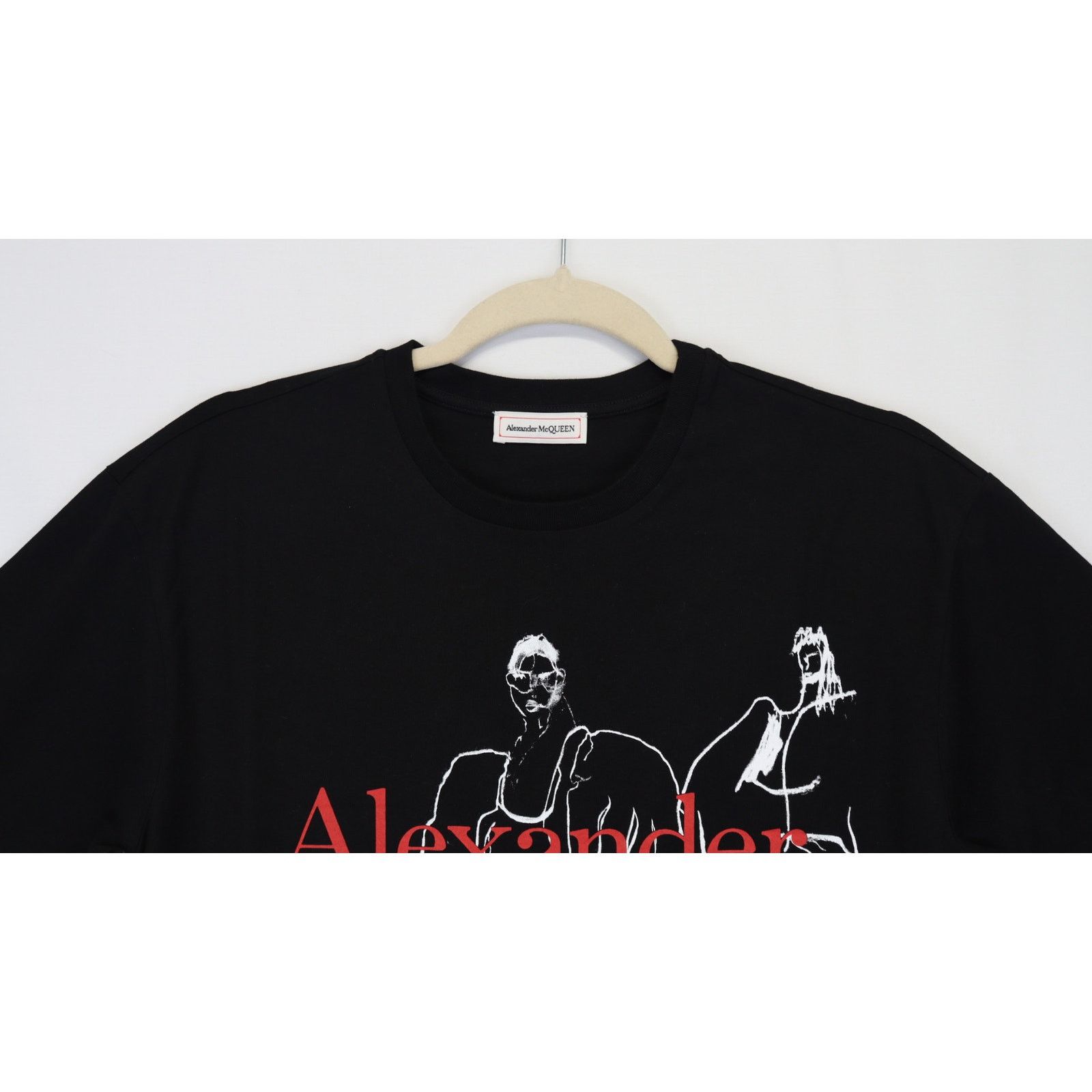 Alexander McQueen o1rshd1 ***Defective / T-Shirt in Black Size US S / EU 44-46 / 1 - 7 Thumbnail