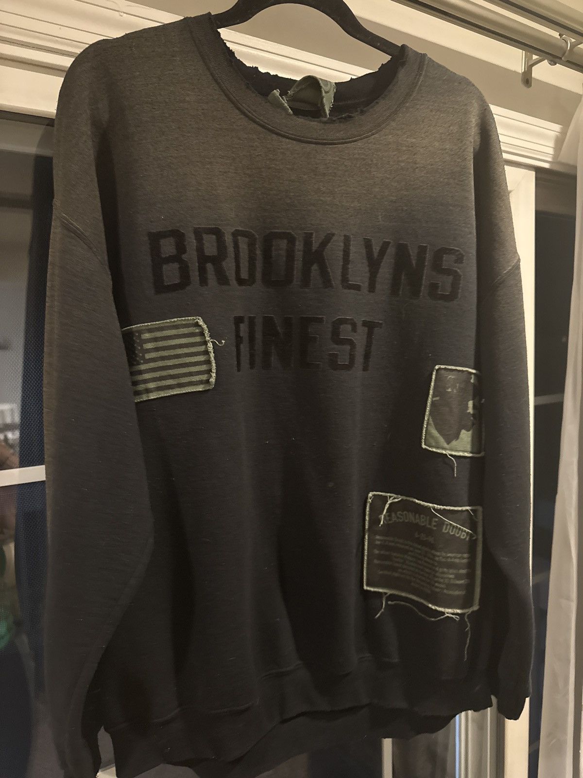 MadeWorn Brooklyns Finest Jay Z Collab Logo Sweatshir Roc96 S Size US S / EU 44-46 / 1 - 6 Thumbnail