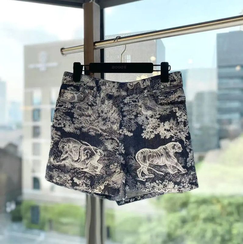 Dior Multicolor Cotton Women's Shorts 0089