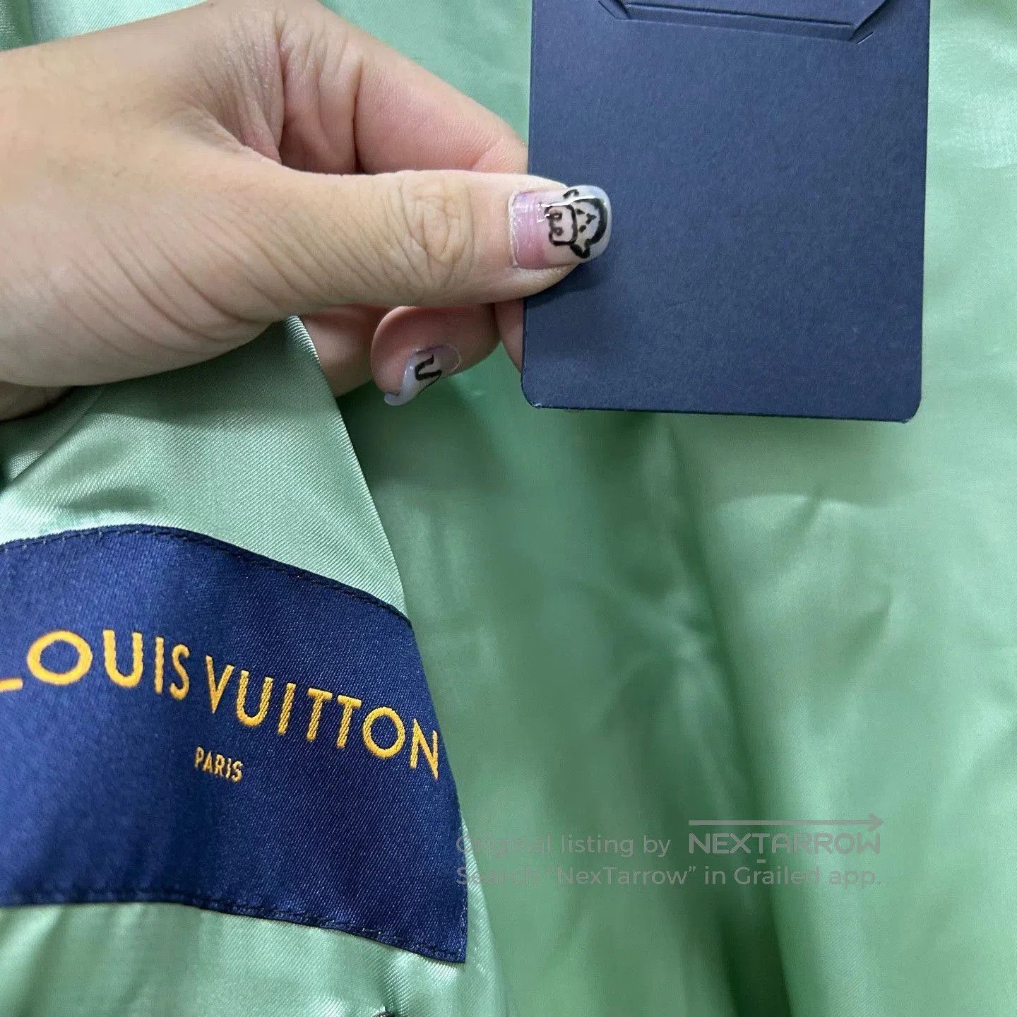 Louis Vuitton mint green puffer jacket by Louis Vuitton. Size US XXL / EU 58 / 5 - 3 Thumbnail