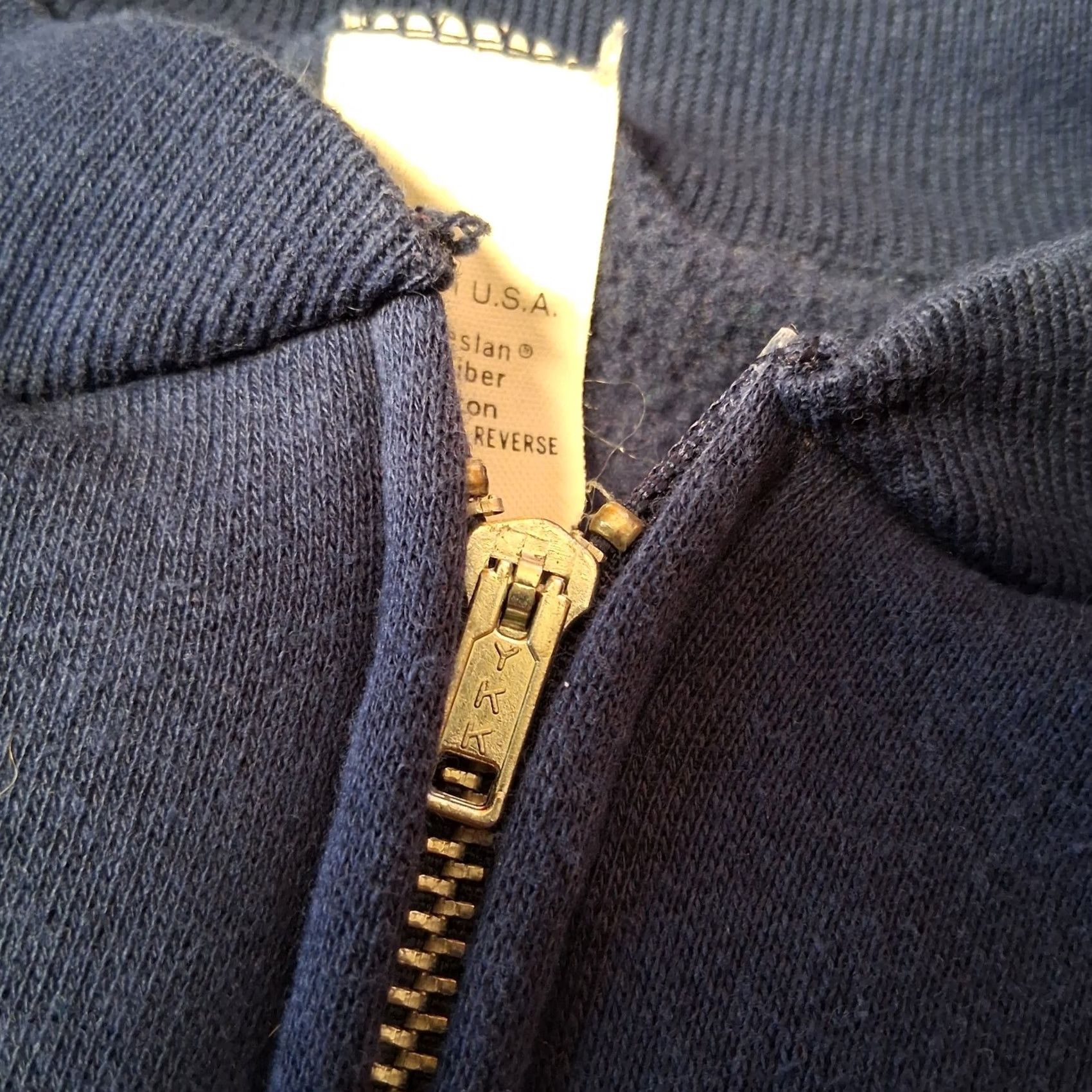 Vintage VINTAGE Unbranded Sweatshirt Vest M Blue Zip Sleeveless Mock Neck Activewear Sportswear Men Size US M / EU 48-50 / 2 - 7 Thumbnail