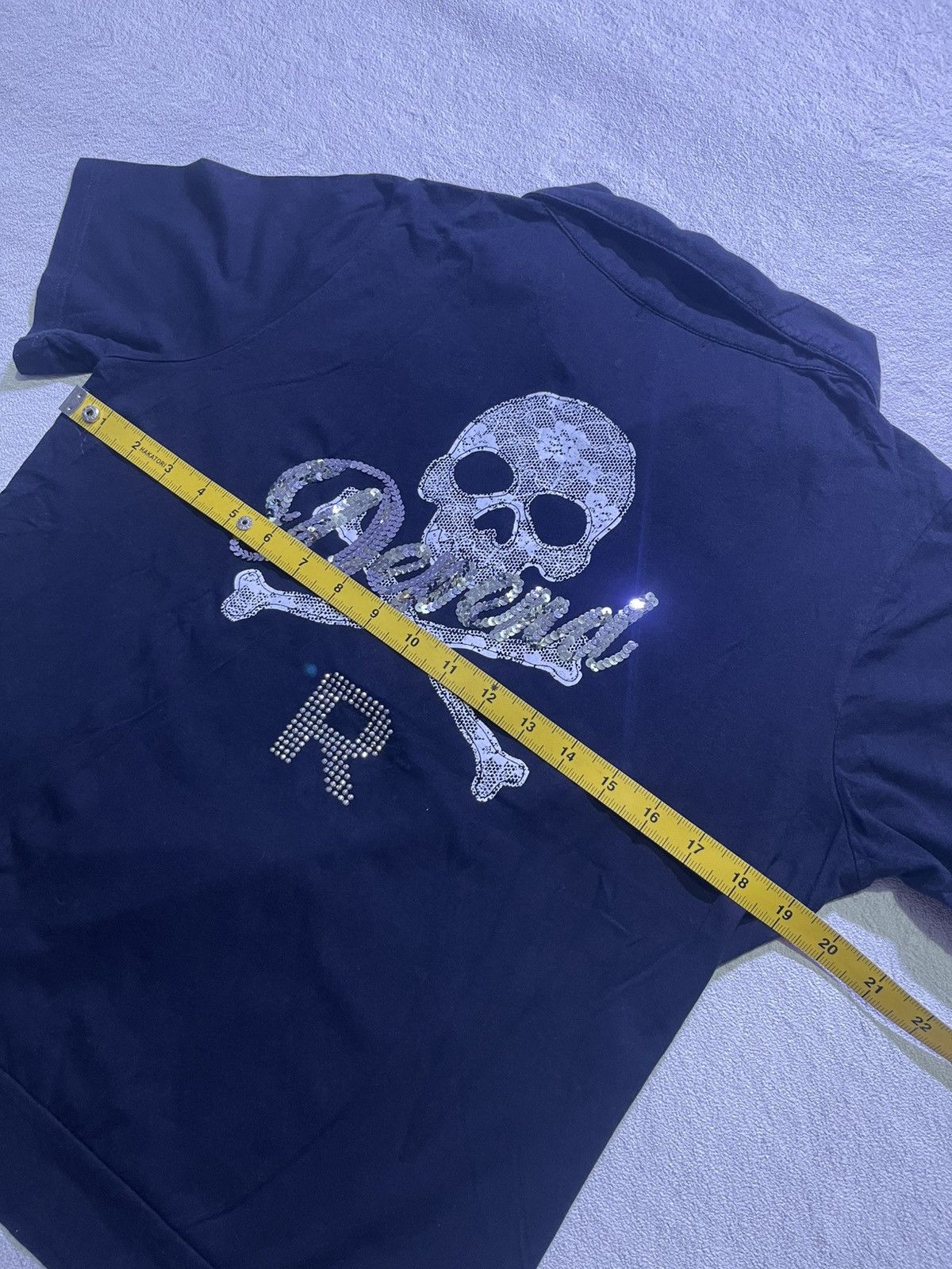 Hysteric Glamour Y2K PALEO short sleeve tshirt women' skull gliter style Size M / US 6-8 / IT 42-44 - 10 Thumbnail
