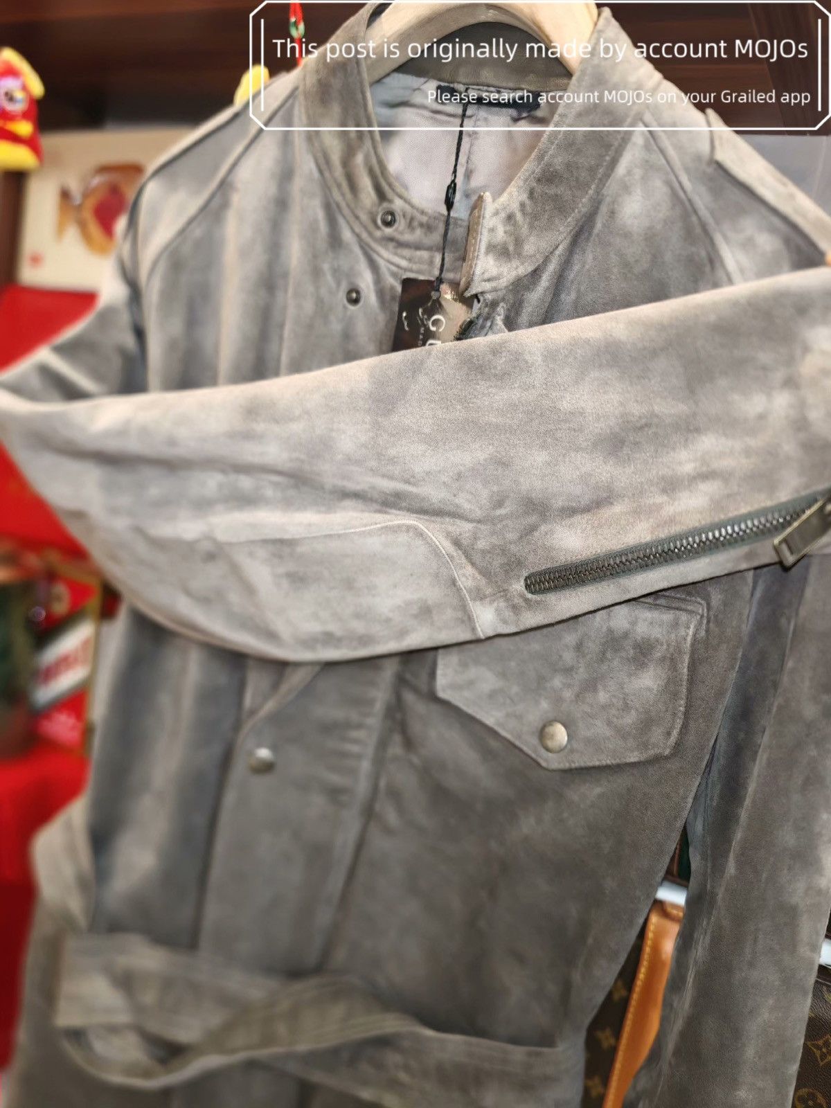 Gucci Sz 52 Gucci Lamb Leather Suede M65 Leather Jacket mojos1147 Size US L / EU 52-54 / 3 - 6 Thumbnail