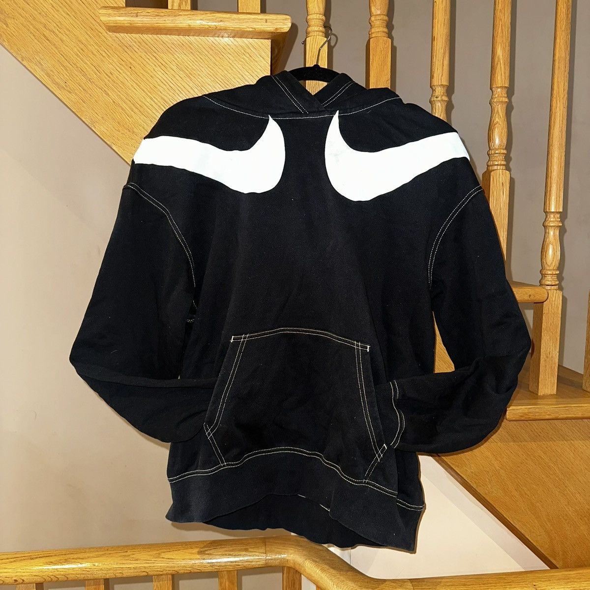 Nike Nike Big Swoosh Club Oversized Fleece Hoodie Size S / US 4 / IT 40 - 1 Thumbnail