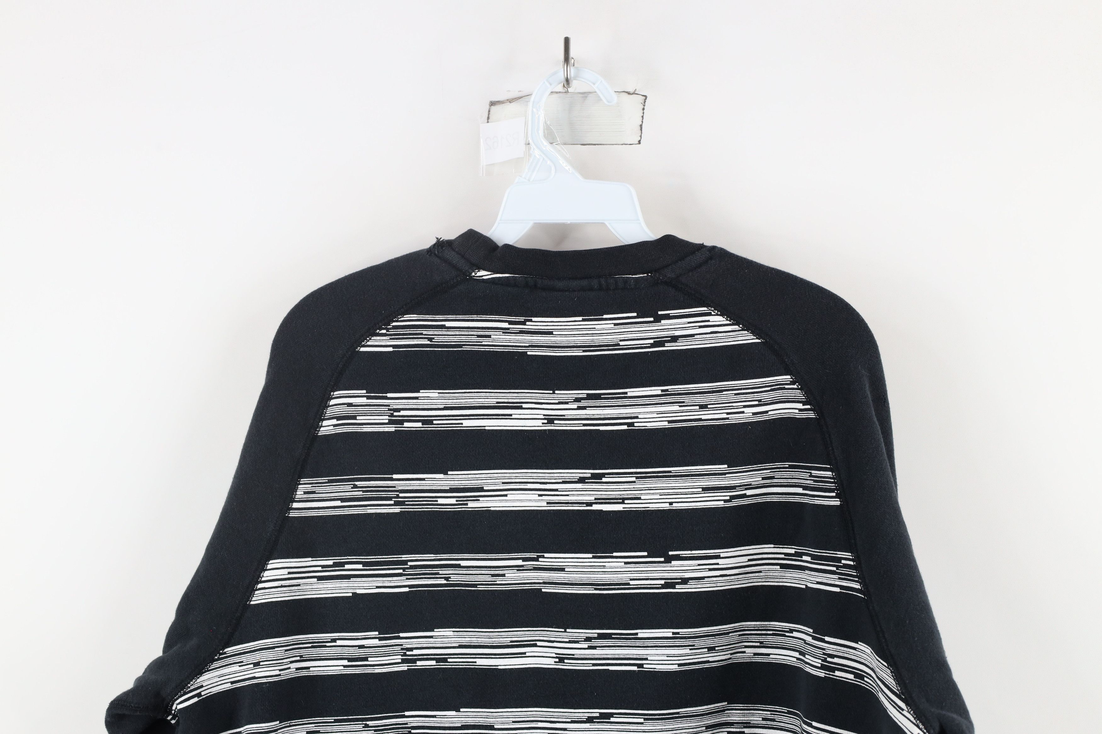 Nike × Vintage Vintage Nike Sportswear Striped Box Logo Crewneck Sweatshirt Size US XL / EU 56 / 4 - 9 Thumbnail