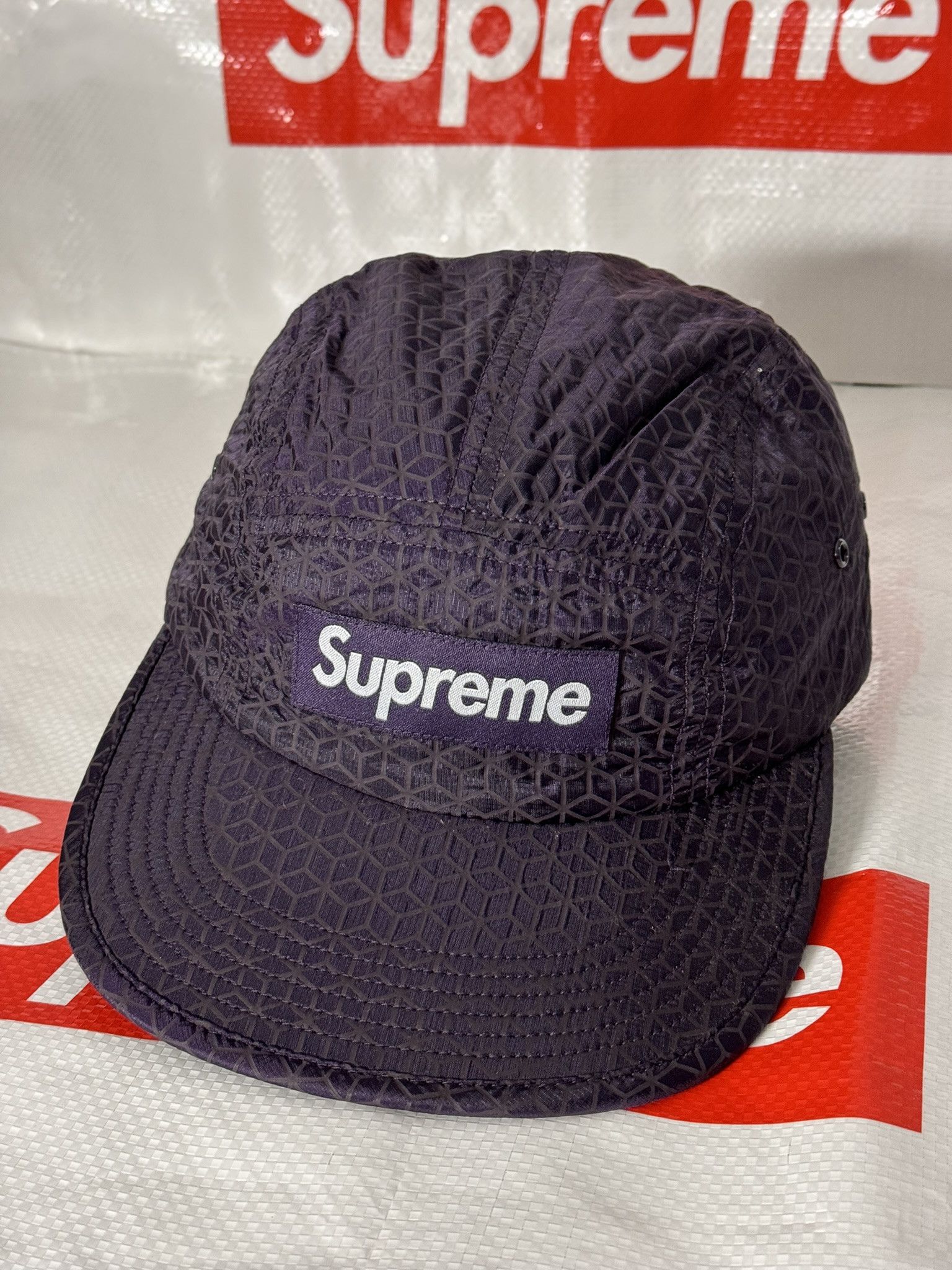 Geometric ripstop camp cap best sale