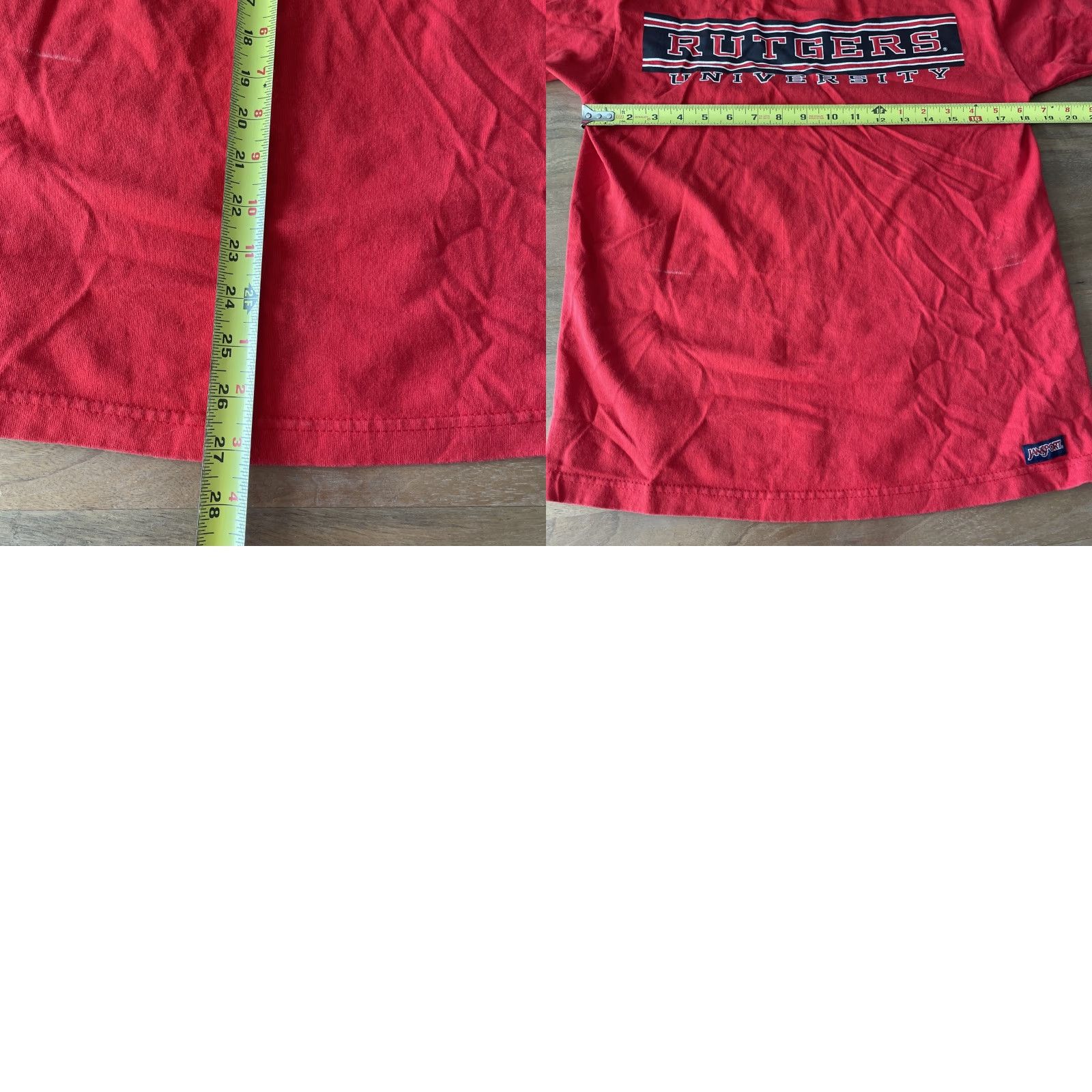 Jansport VINTAGE Jansport T-Shirt Logo Rutgers University Long Sleeve Crew Neck Red S Mens 90s USA Size US S / EU 44-46 / 1 - 8 Thumbnail