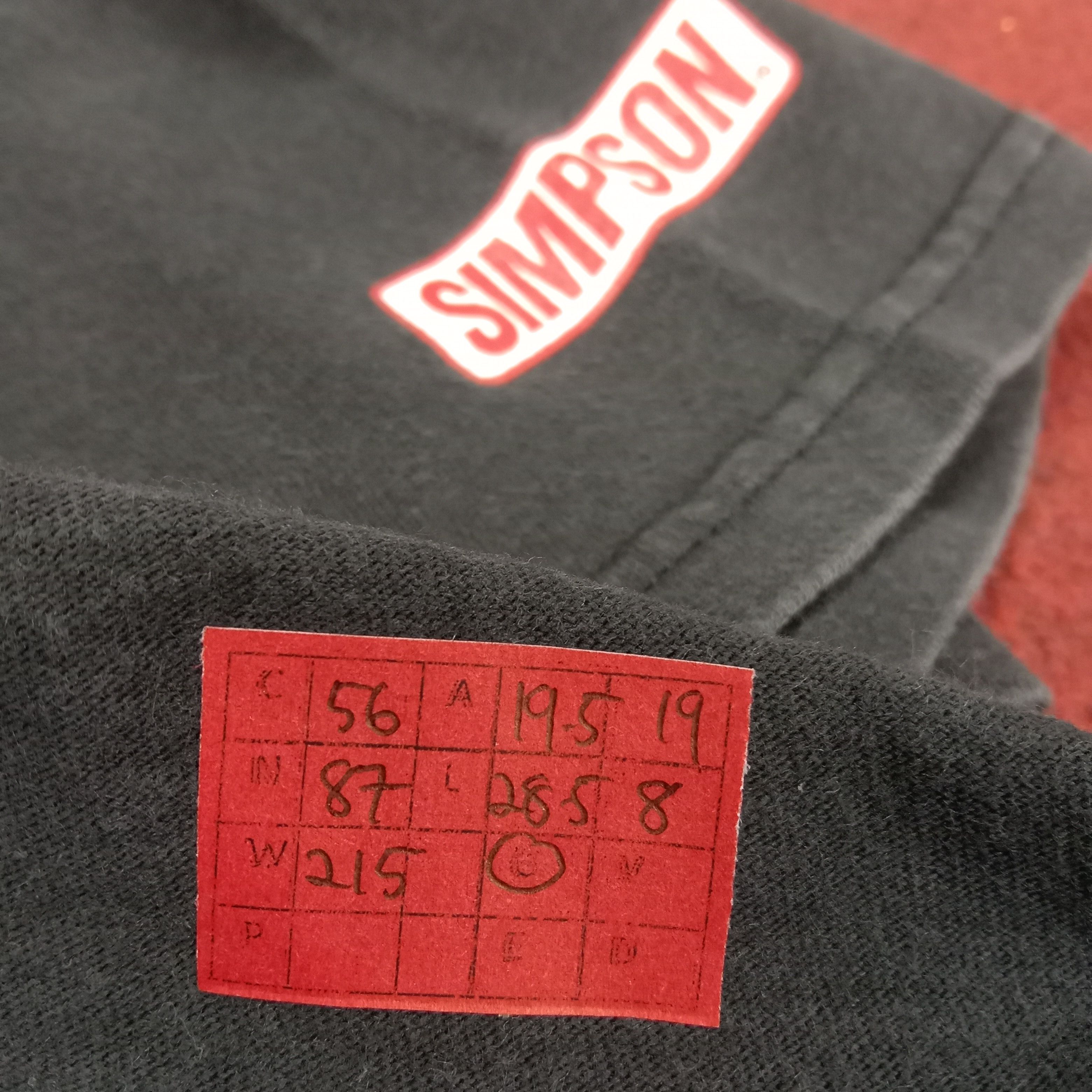 Hanes × Vintage Simpson Racing Team Vintage Tshirt Size US M / EU 48-50 / 2 - 7 Thumbnail