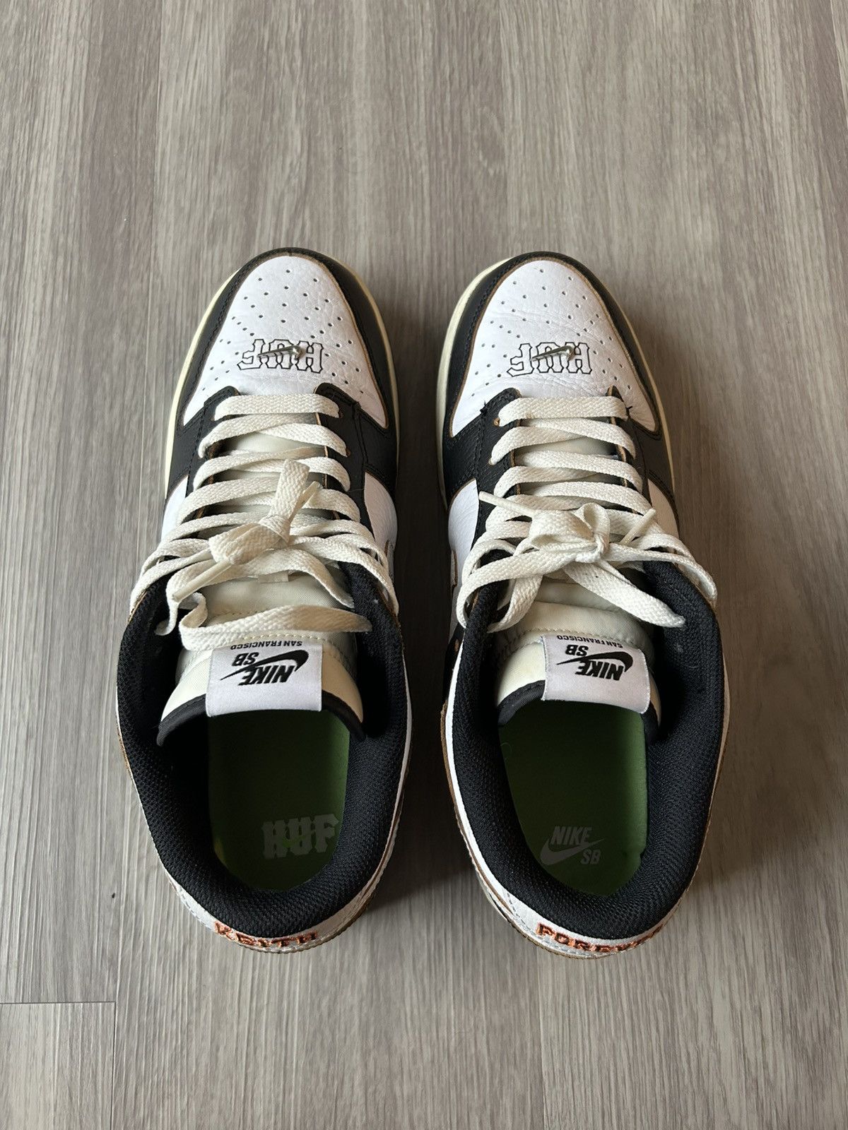 Huf × Nike HUF x Nike Dunk Low SB San Francisco Size 10 Size US 10 / EU 43 - 4 Thumbnail