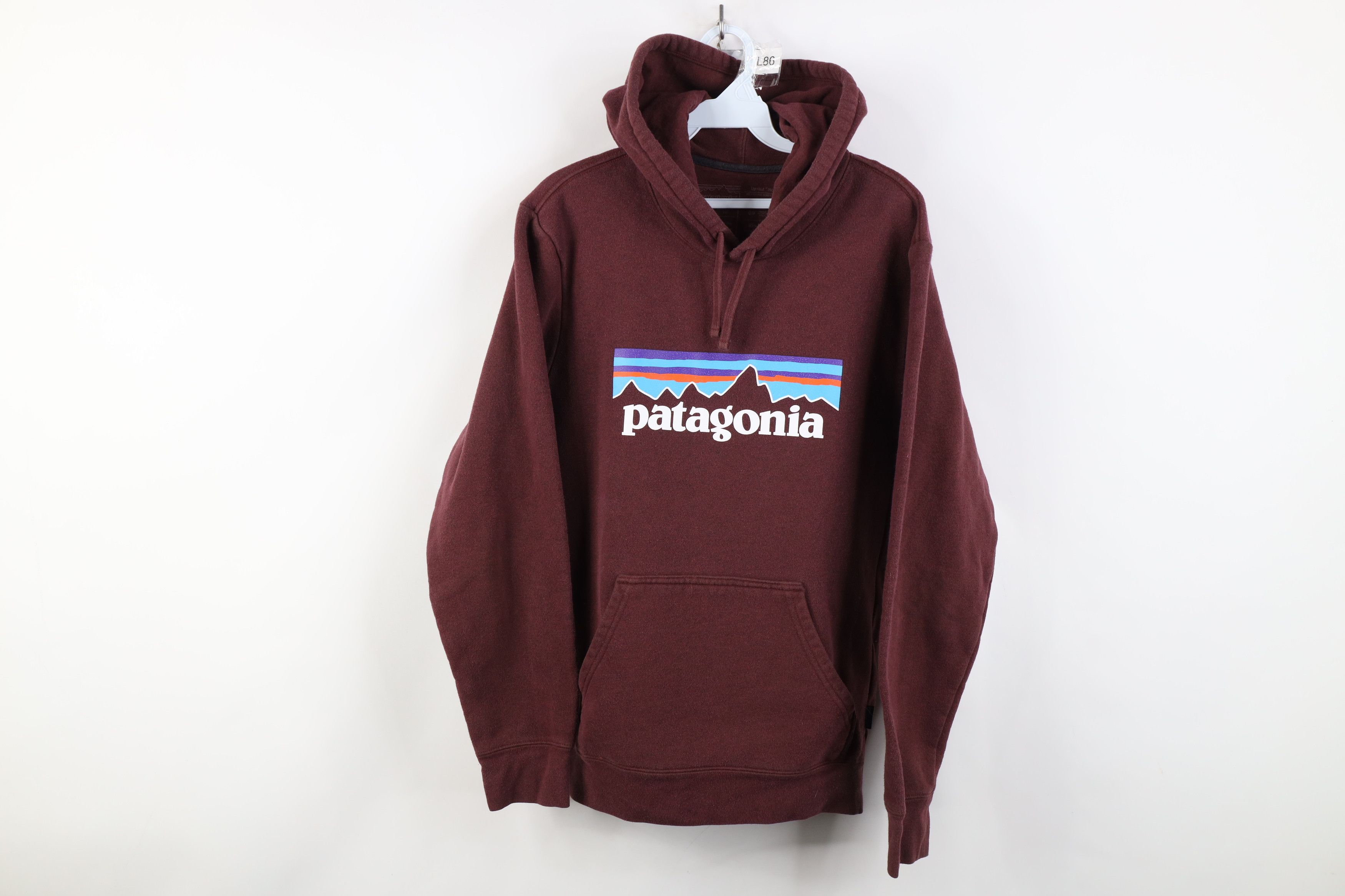 Patagonia Y2K Patagonia Spell Heavyweight Hoodie Sweatshirt Burgundy Size US S / EU 44-46 / 1 - 1 Thumbnail