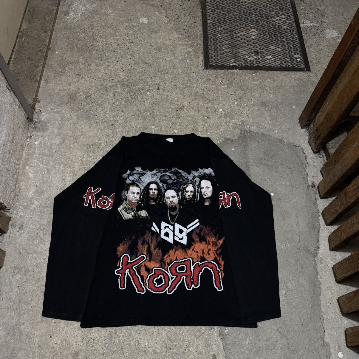 Band Tees × Vintage Vintage Korn 00‘ long sleeve Size US XL / EU 56 / 4 - 1 Thumbnail