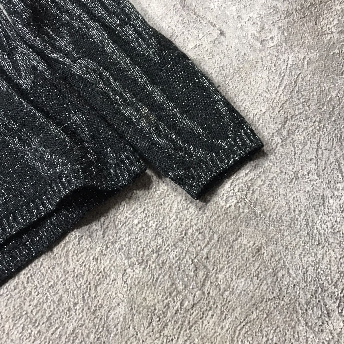 Vintage Vintage 90s Abstract Knit Sweater Oversized Grunge Y2K M Size M / US 6-8 / IT 42-44 - 5 Thumbnail