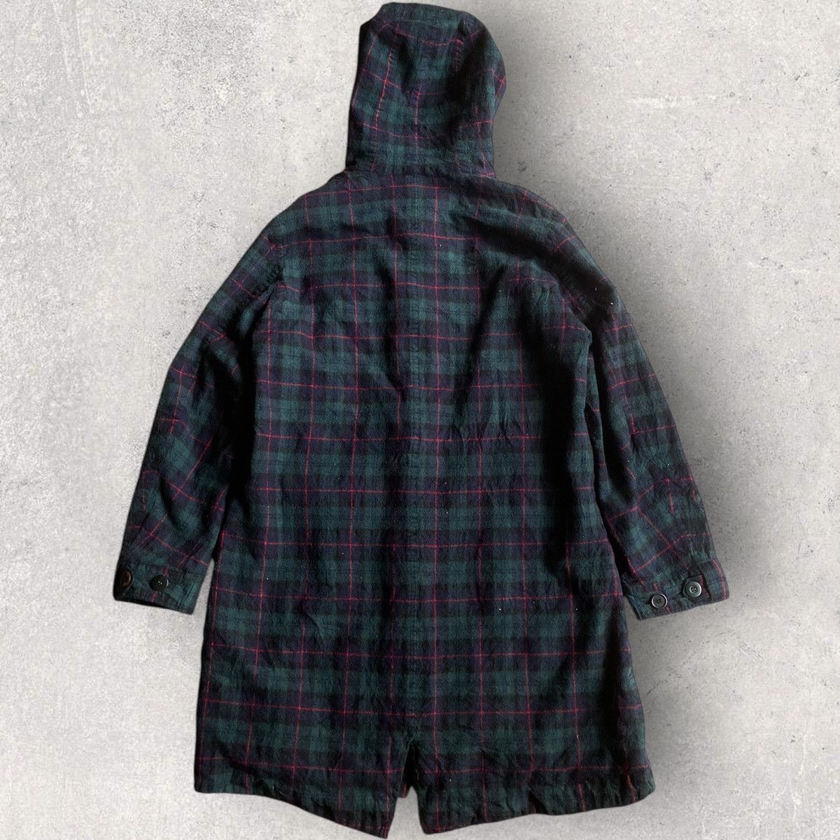 Undercover FW14 Wool Green Tartan Parkas Size US L / EU 52-54 / 3 - 5 Thumbnail