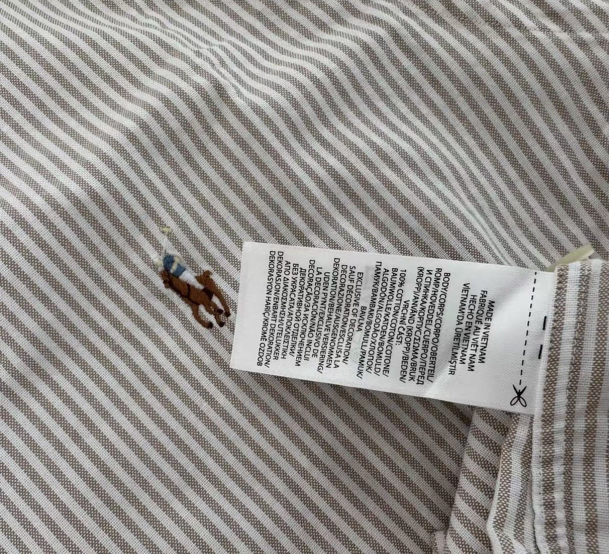 Polo Ralph Lauren POLO RALPH LAUREN CLASSIC FIT SHIRT Striped long-sleeve Size US XXL / EU 58 / 5 - 4 Thumbnail