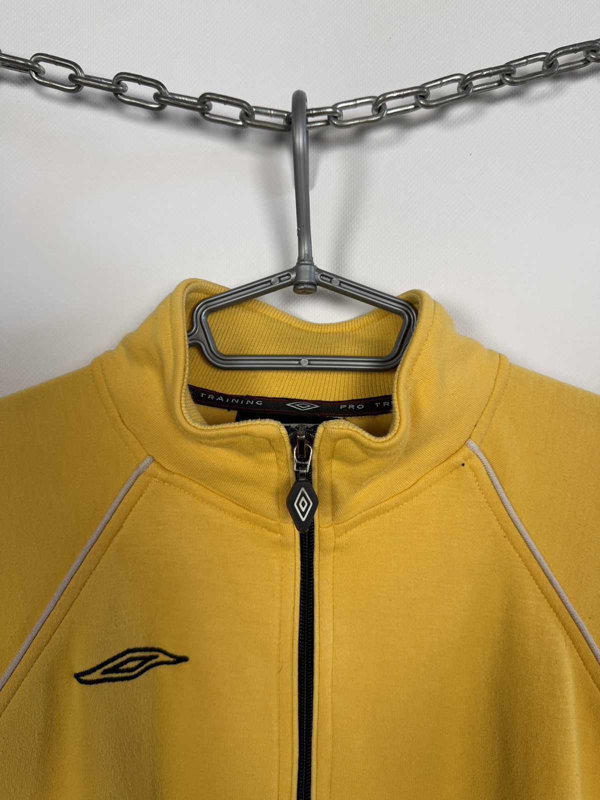 Umbro Umbro Vintage Sweatshirt 1/4 Zip Pullover Yellow Size S Size US S / EU 44-46 / 1 - 7 Thumbnail